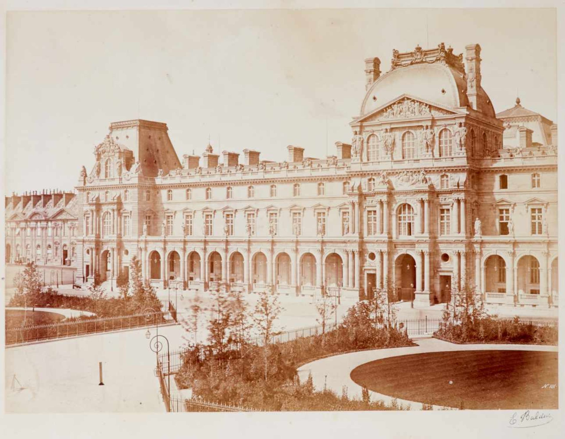 Baldus - Paris - Louvre - Pavillon Richelieu -