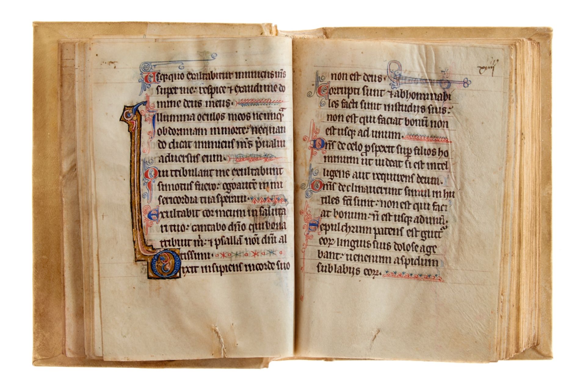 Psalter - Lateinische Handschrift auf Pergament. - Bild 11 aus 31