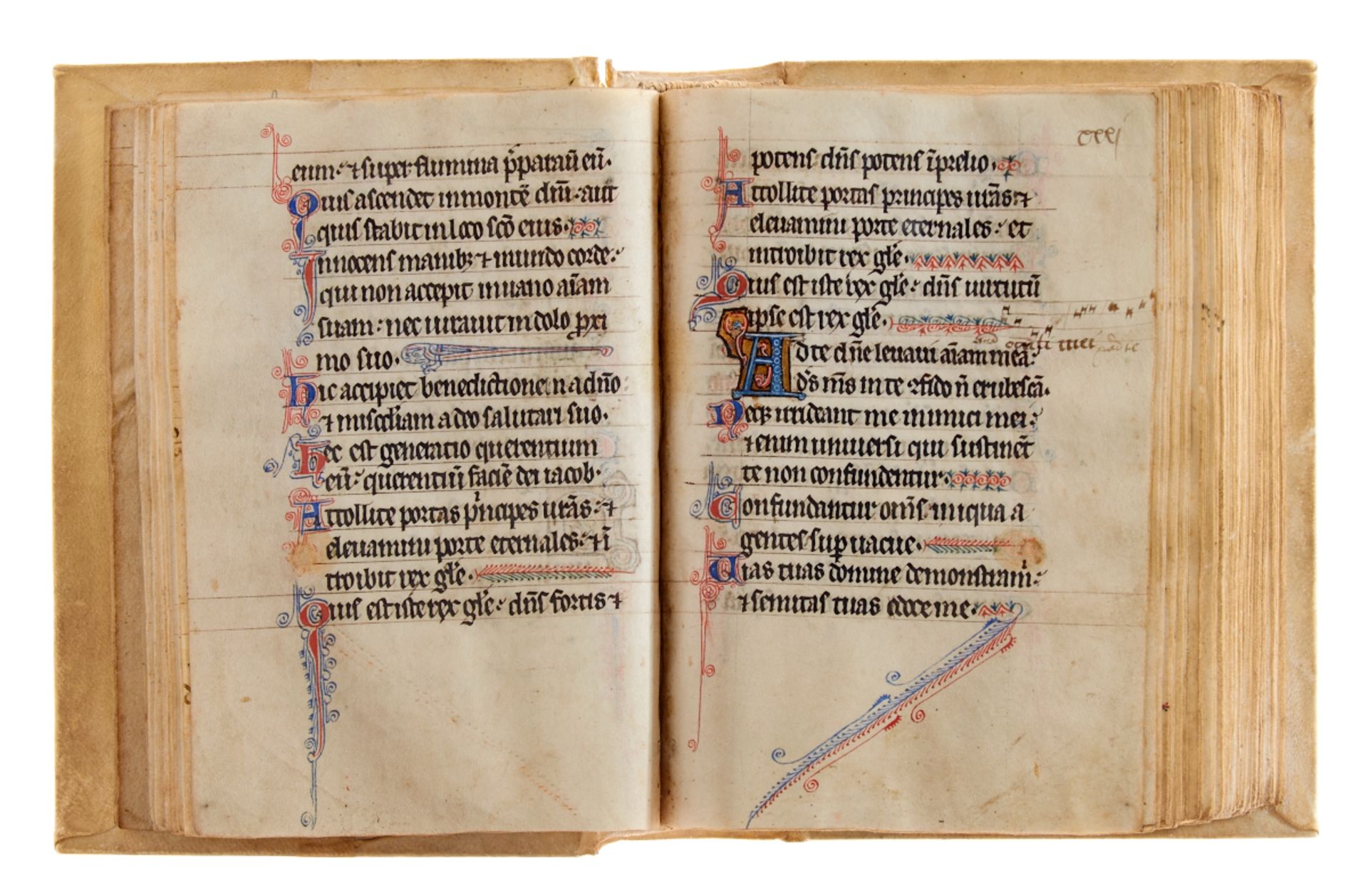 Psalter - Lateinische Handschrift auf Pergament. - Bild 15 aus 31