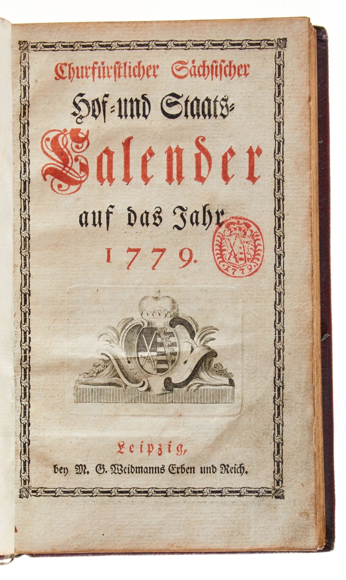 Sachsen -Churfürstlicher Sächsischer Hof- und Staats-Kalender - Image 2 of 2