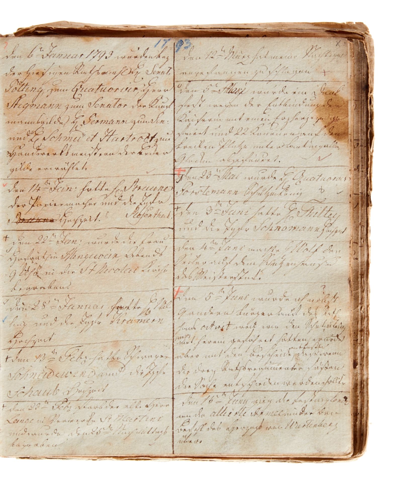 Nordhausen -"Tagebuch für Jacob Gottfried Emmert". - Image 2 of 3