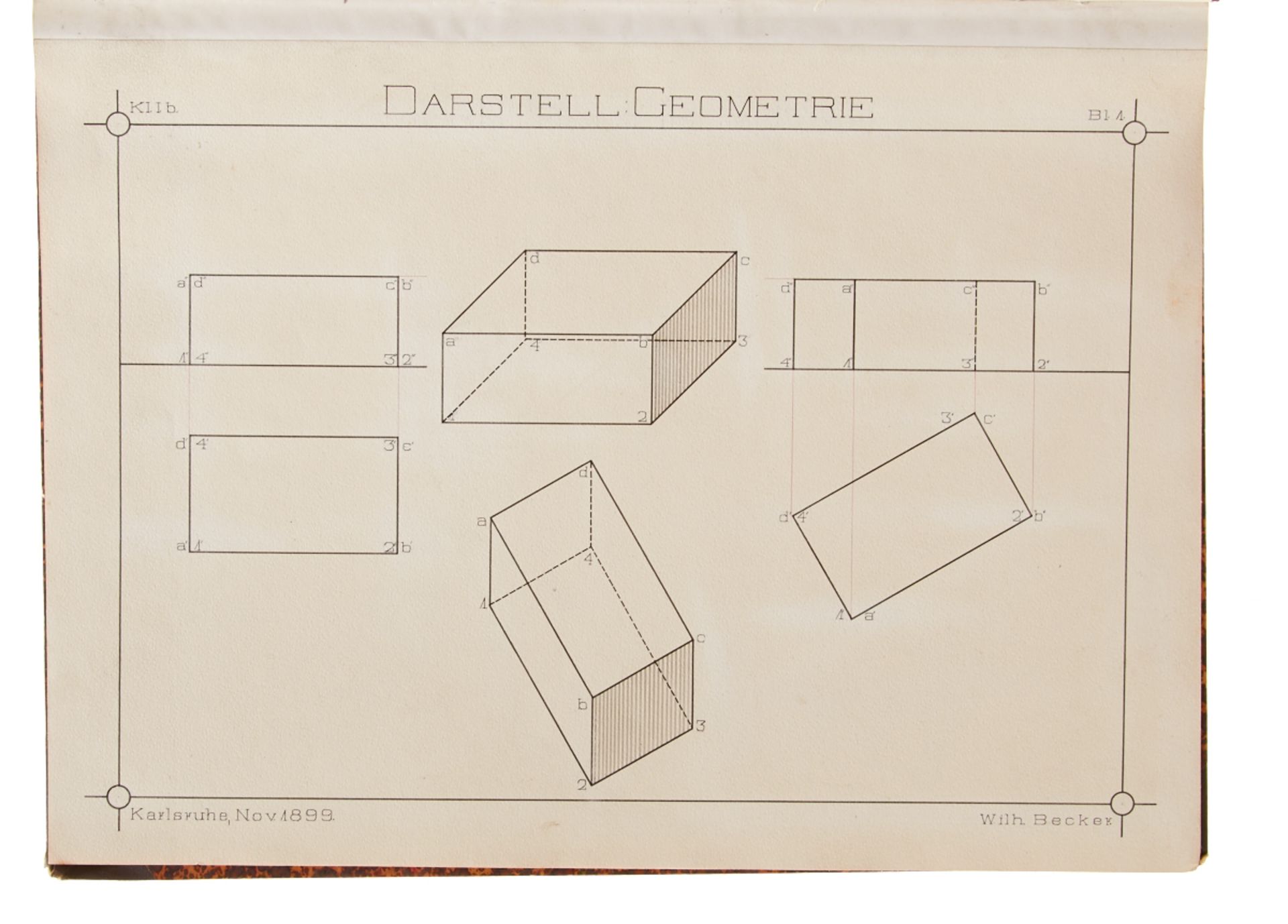 Kunstgewerbeschule Karlsruhe -74 tls. lavierte Federzeichnungen - Image 2 of 4