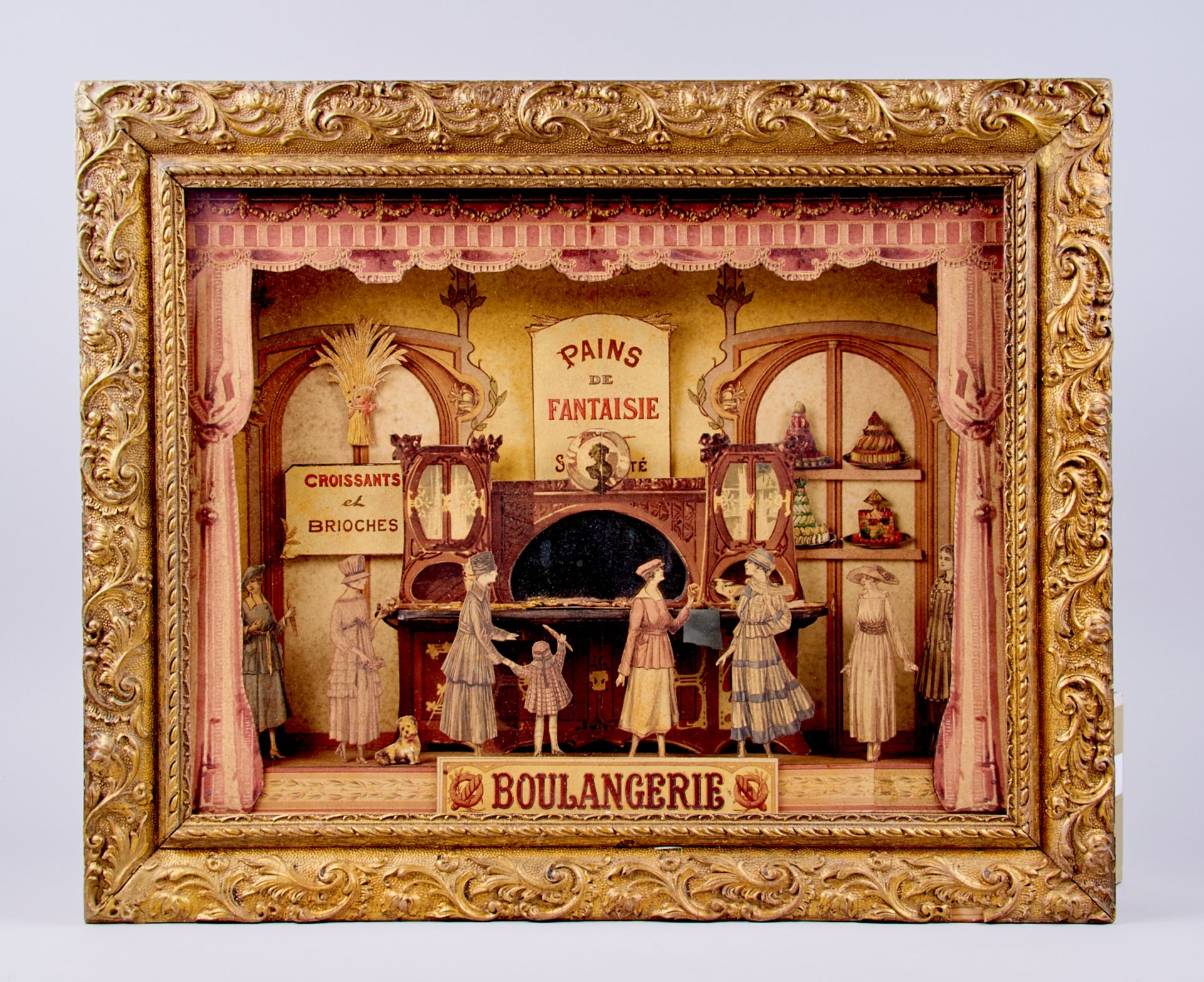 Papiertheater -Diorama -