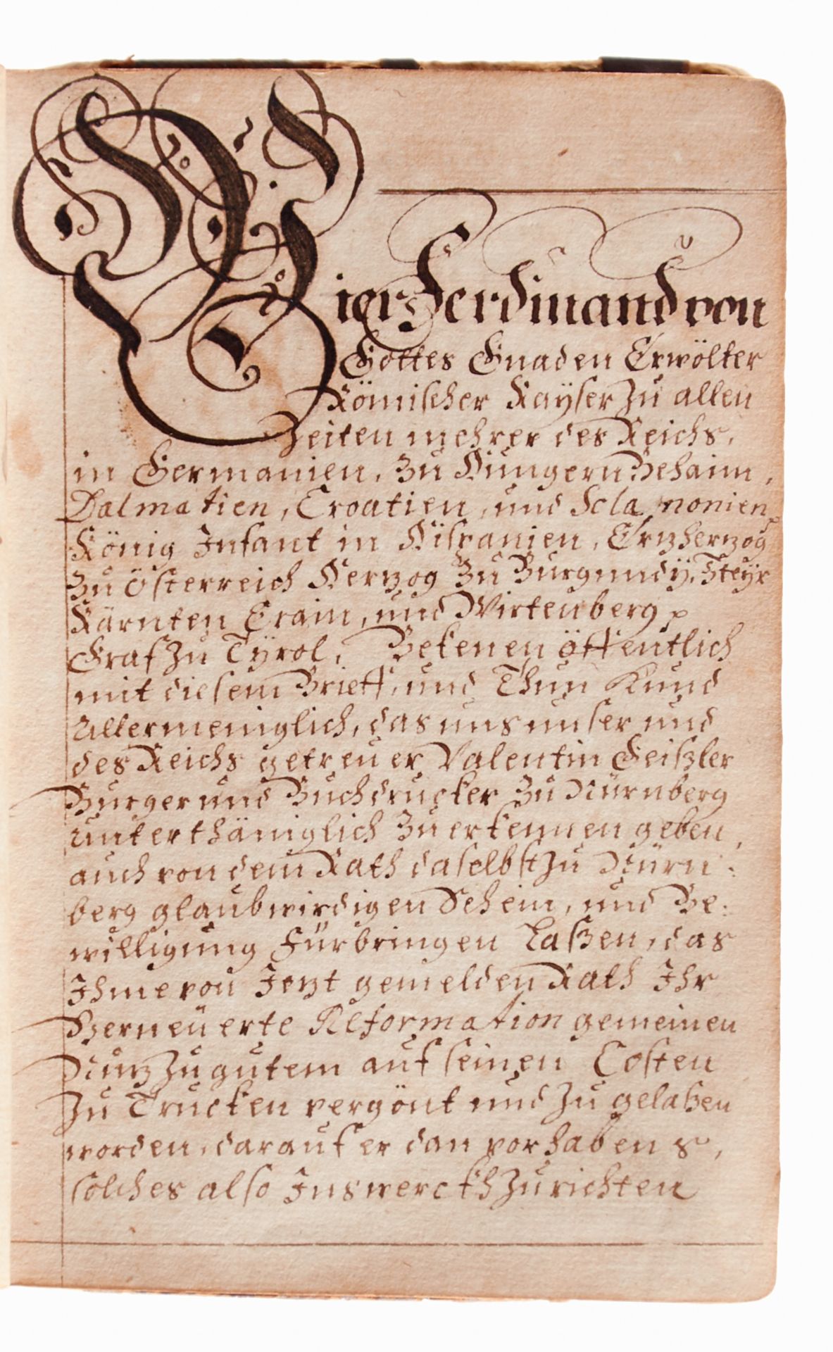 Nürnberg - Stadtrecht - "Der Stadt Nurnberg Verneute Reformation 1564." - Image 4 of 7