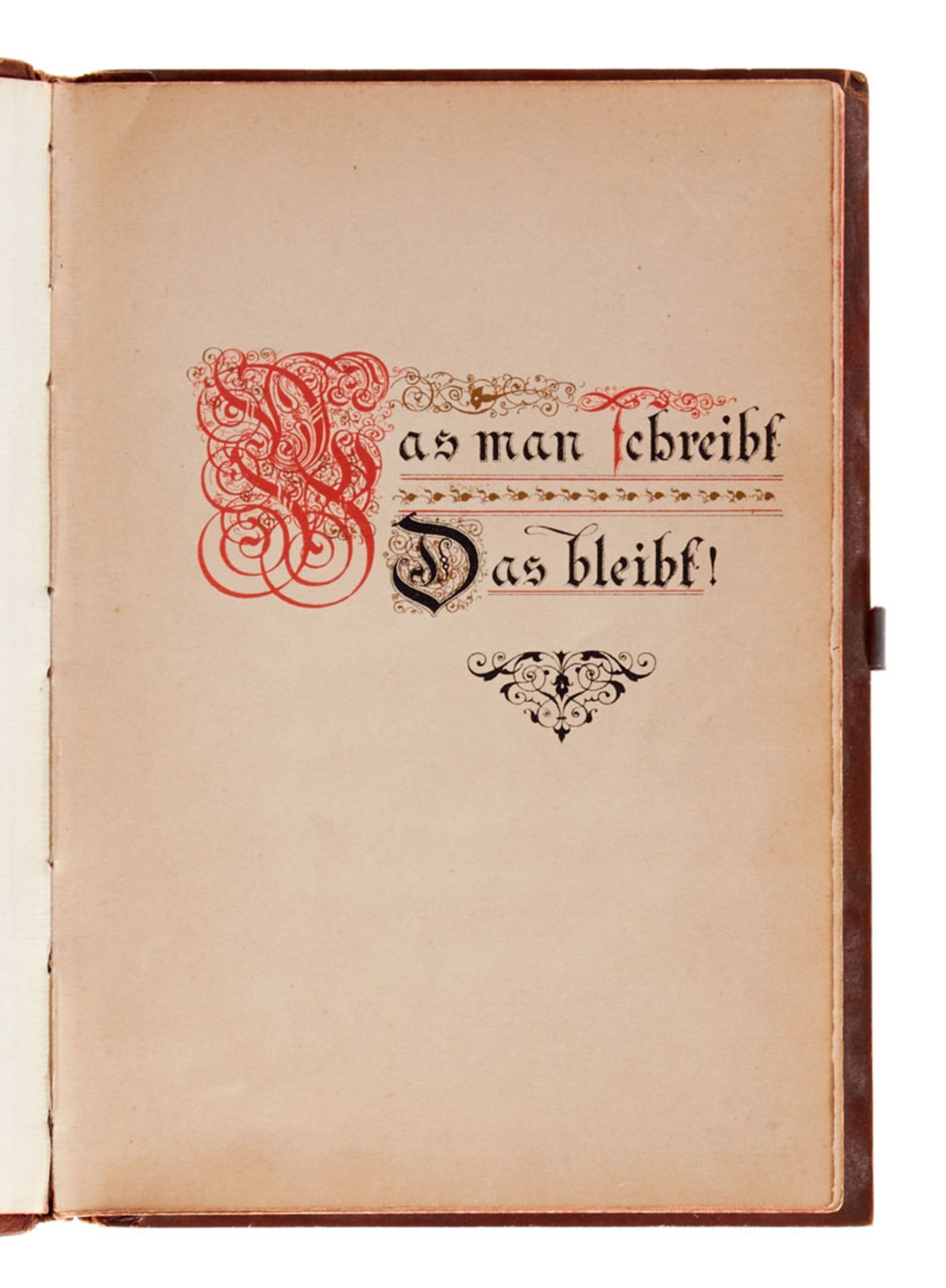 Darmstadt - Henneberg - Gästebuch von Wilhelmine Brückner, geb. Henneberg - Image 2 of 7