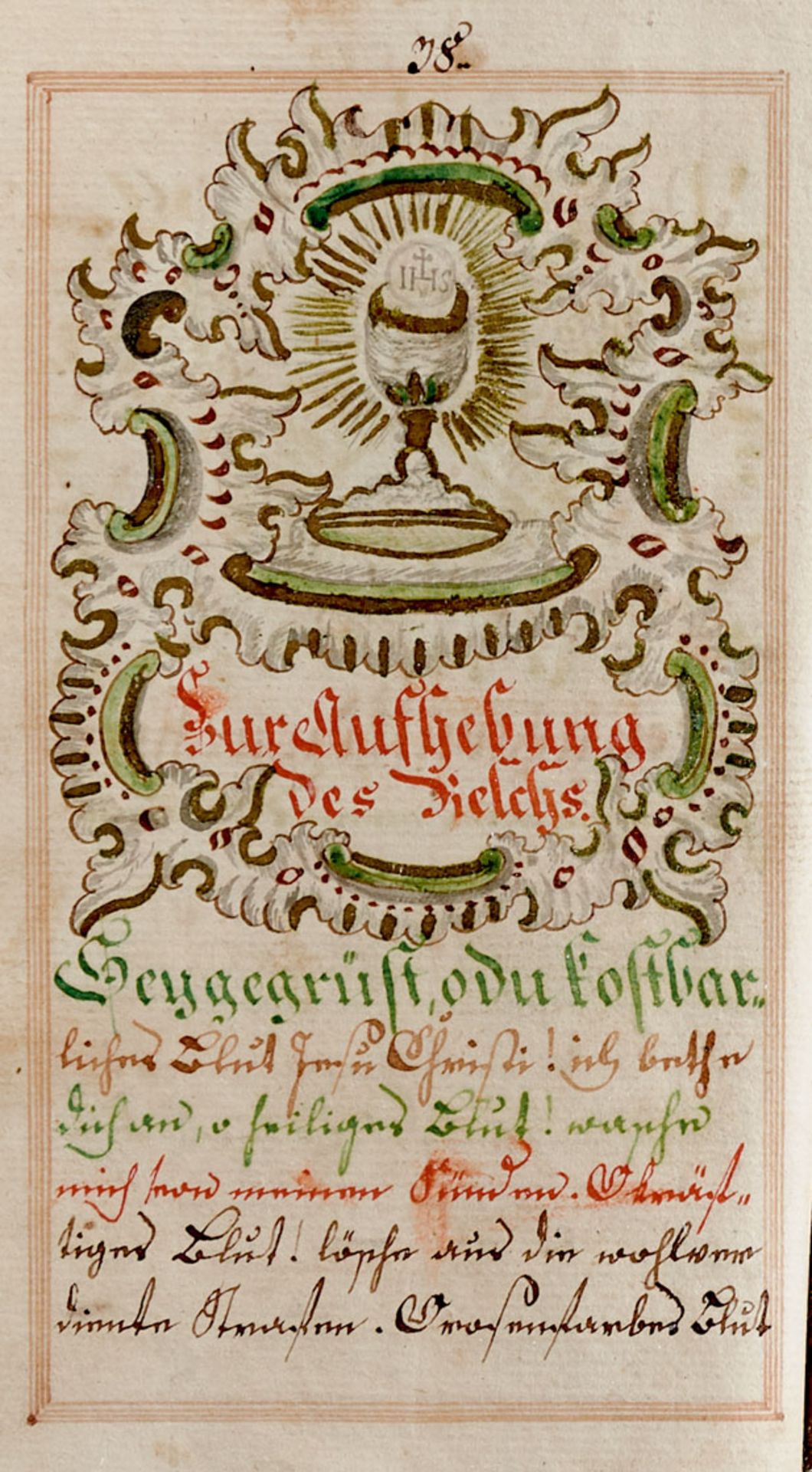 Gebetbuch - "Gott ist die reinste Liebe". Wohl Deutschland, dat. 1799. - Image 3 of 4