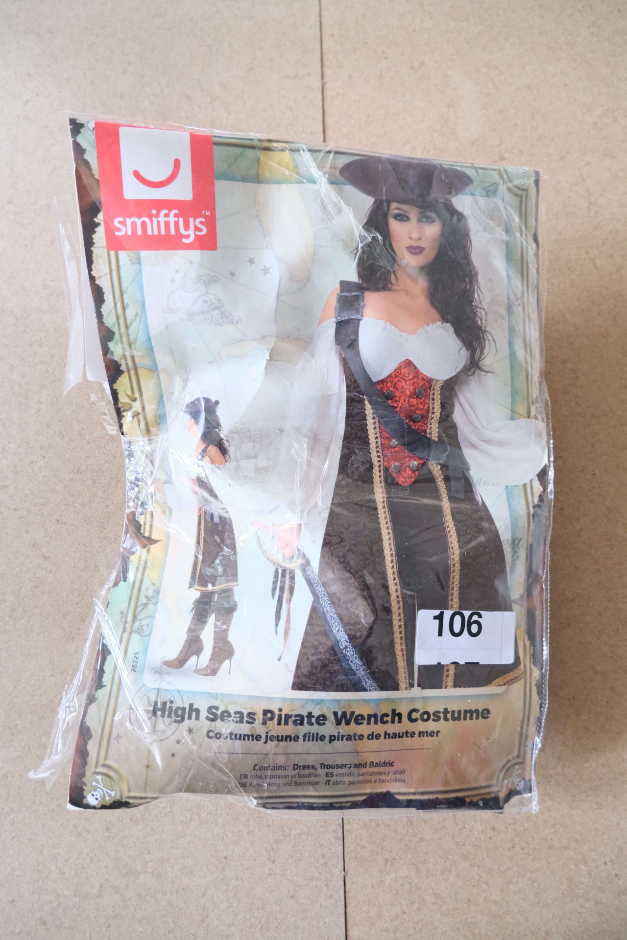 Smiffys High Seas Pirate Wench Costume