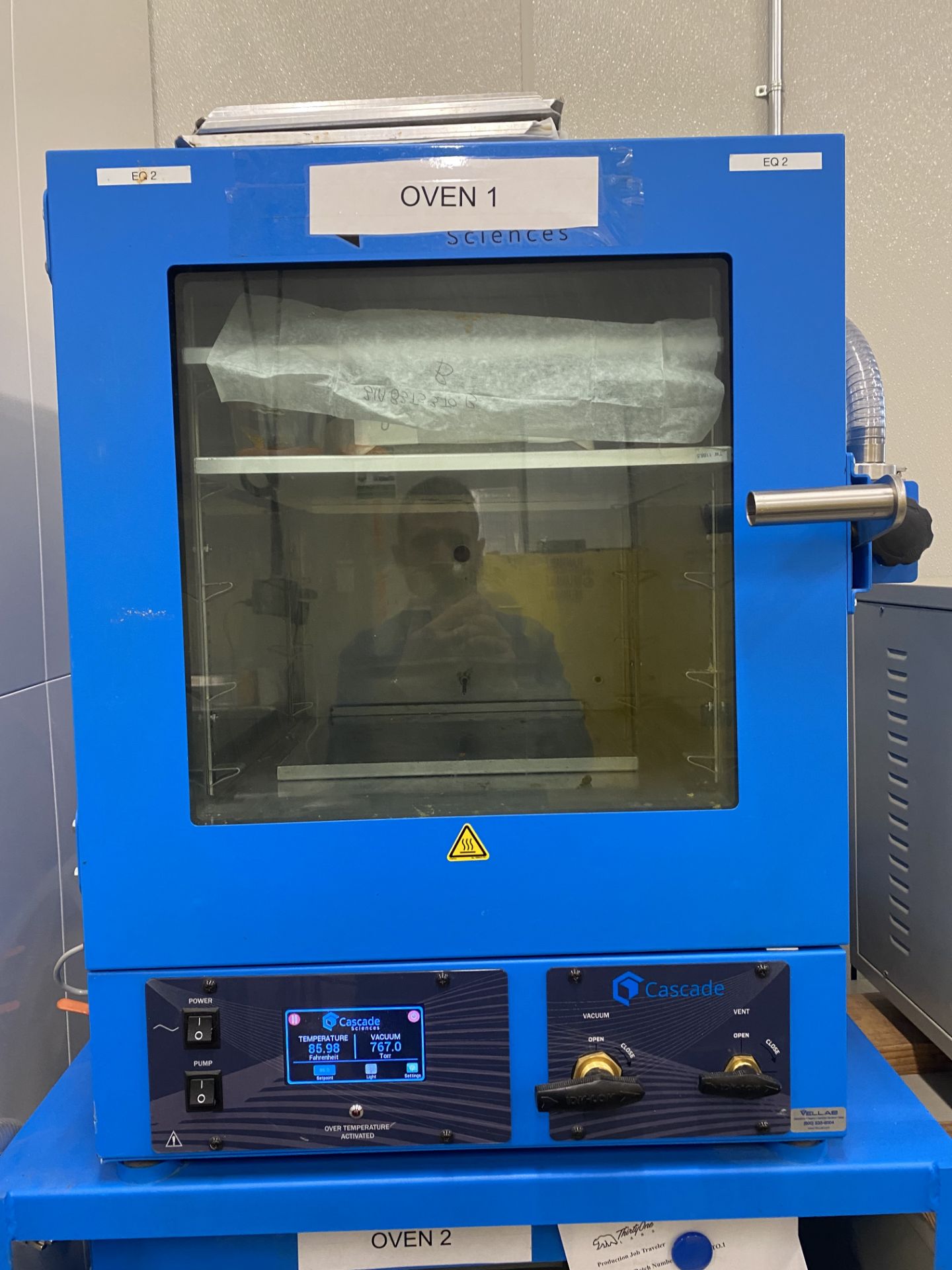 Used- Cascade Sciences Double Up Vacuum Oven Package. Includes (2) Model CVO-5 Vacuum Ovens. - Image 2 of 4