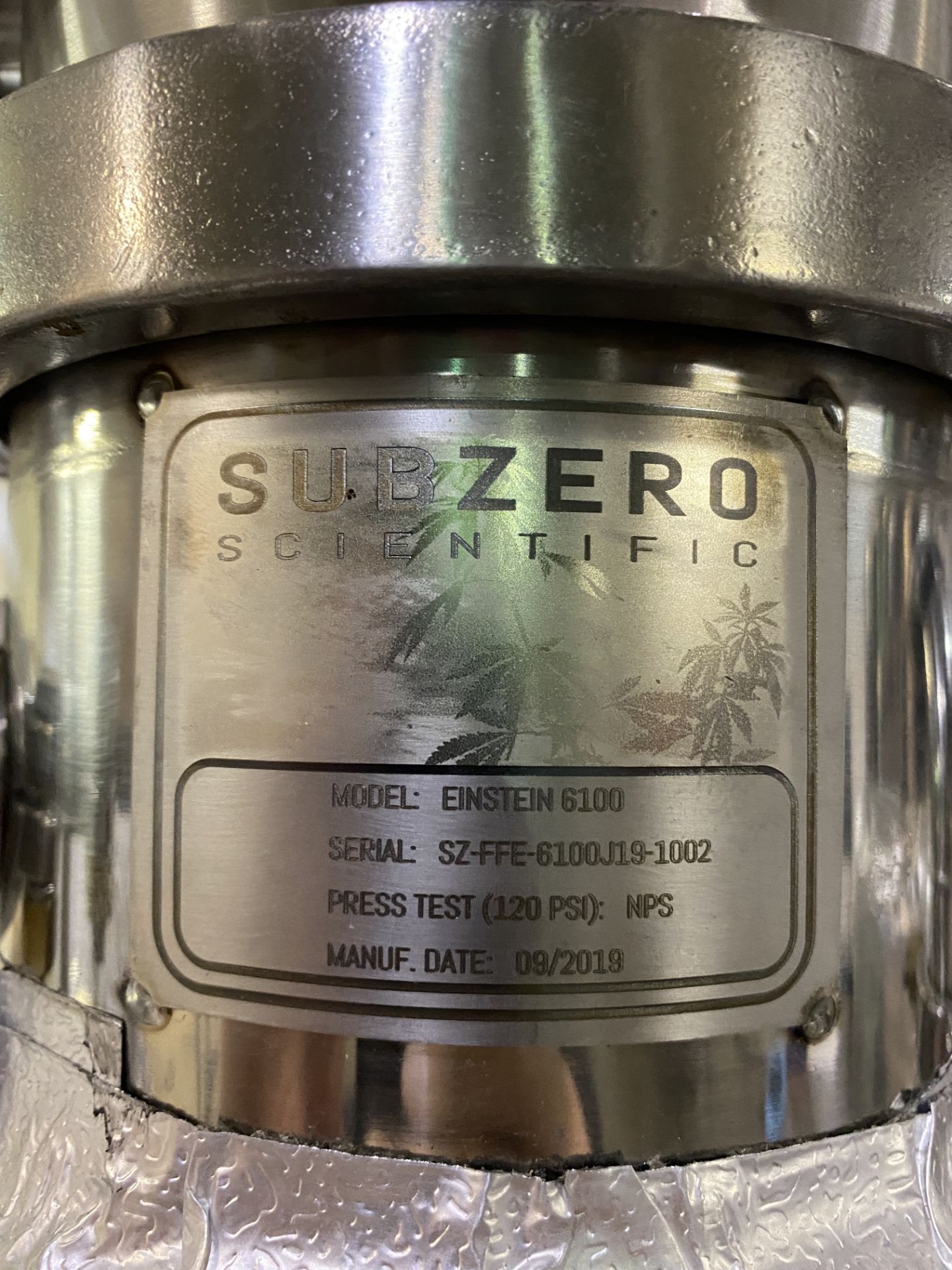 Used Sub-Zero Scientific 50L Ethanol Extraction System. Including FFE and Centrifuge. - Image 23 of 24