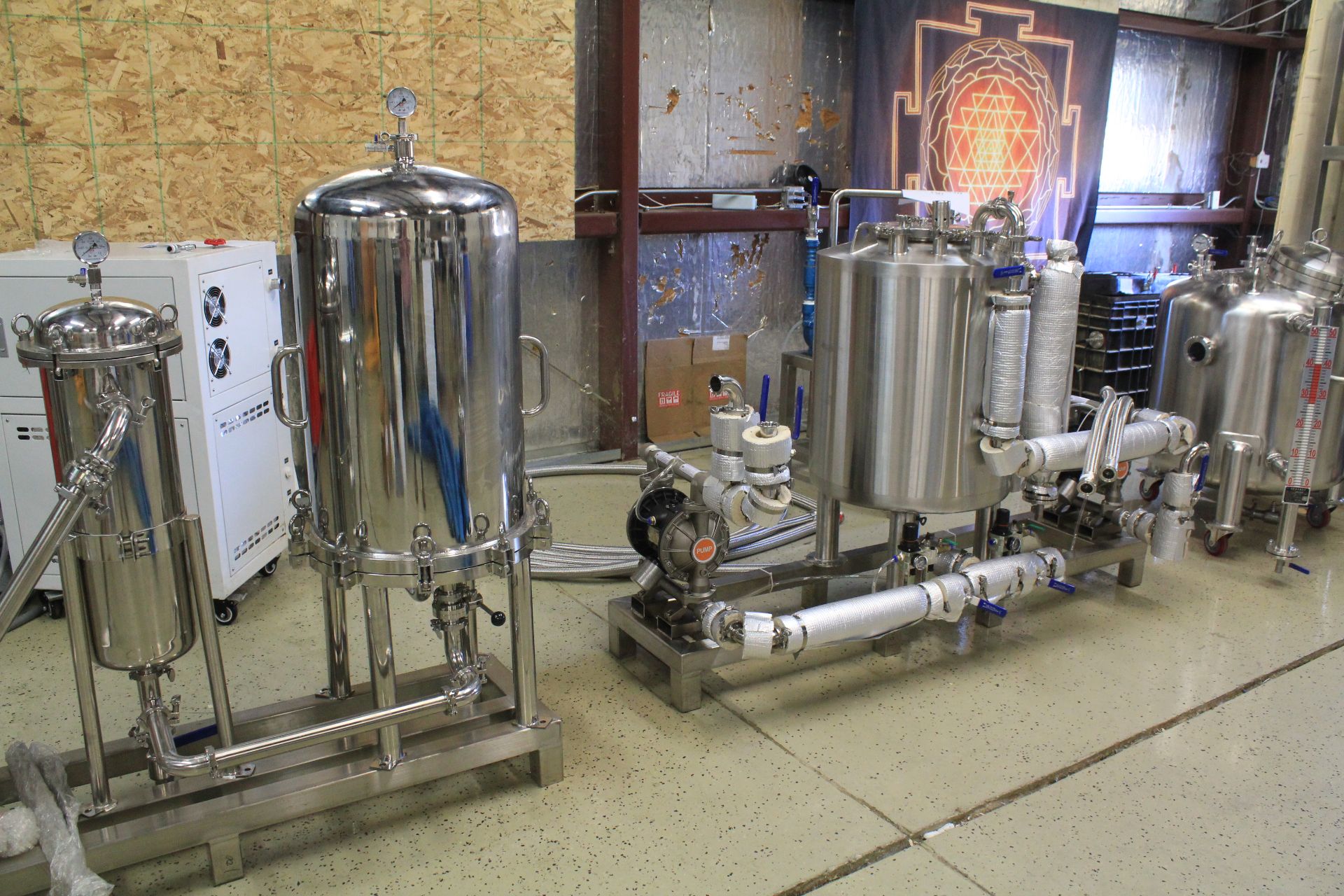 Unused/Still-In-Cratee Inline Cryogenic Ethanol -60c Extraction Line by Lab 1s. Price Reduced - Image 6 of 16