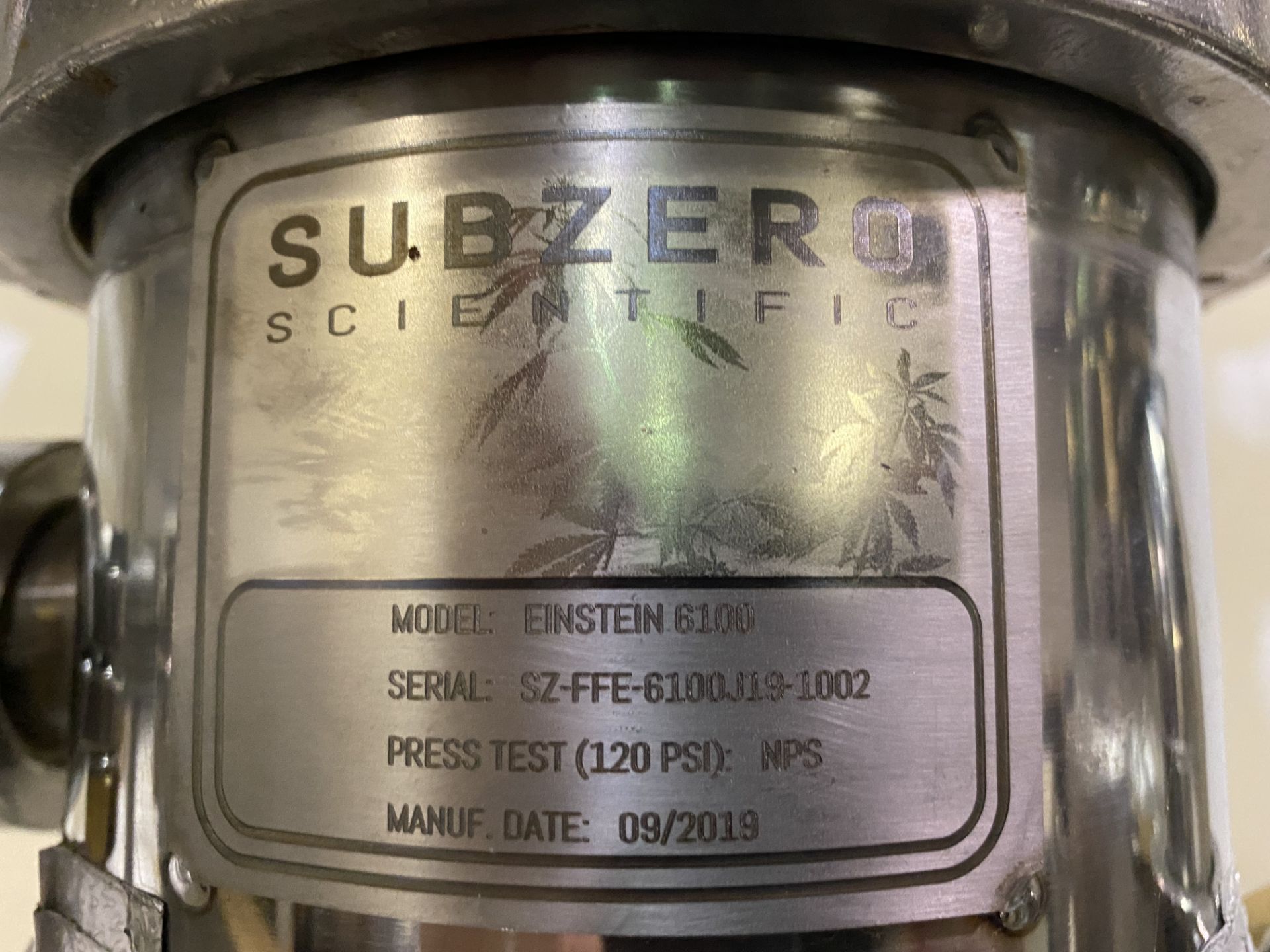 Used Sub-Zero Scientific 50L Ethanol Extraction System. Including FFE and Centrifuge. - Image 19 of 24