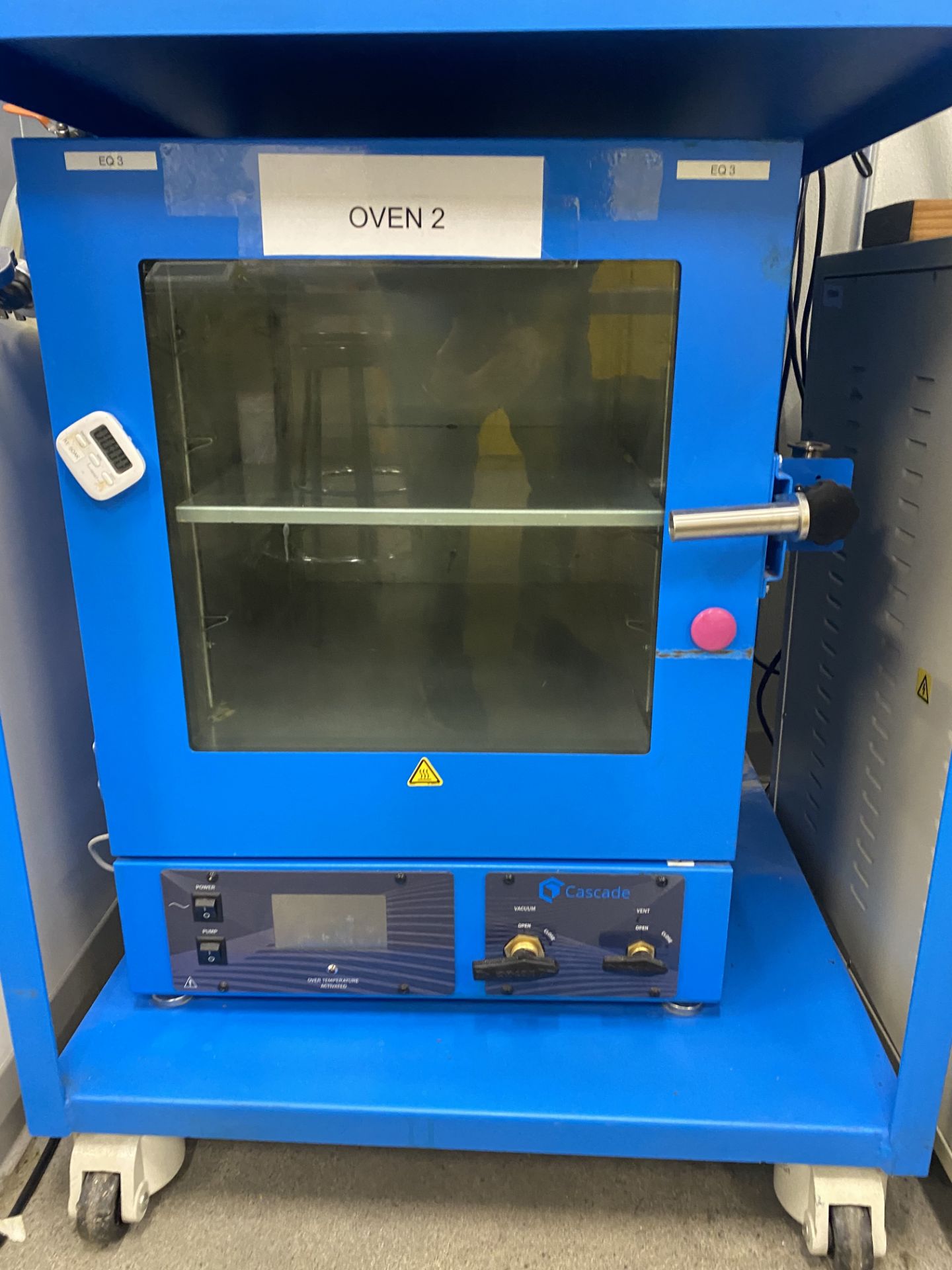 Used- Cascade Sciences Double Up Vacuum Oven Package. Includes (2) Model CVO-5 Vacuum Ovens. - Image 3 of 4