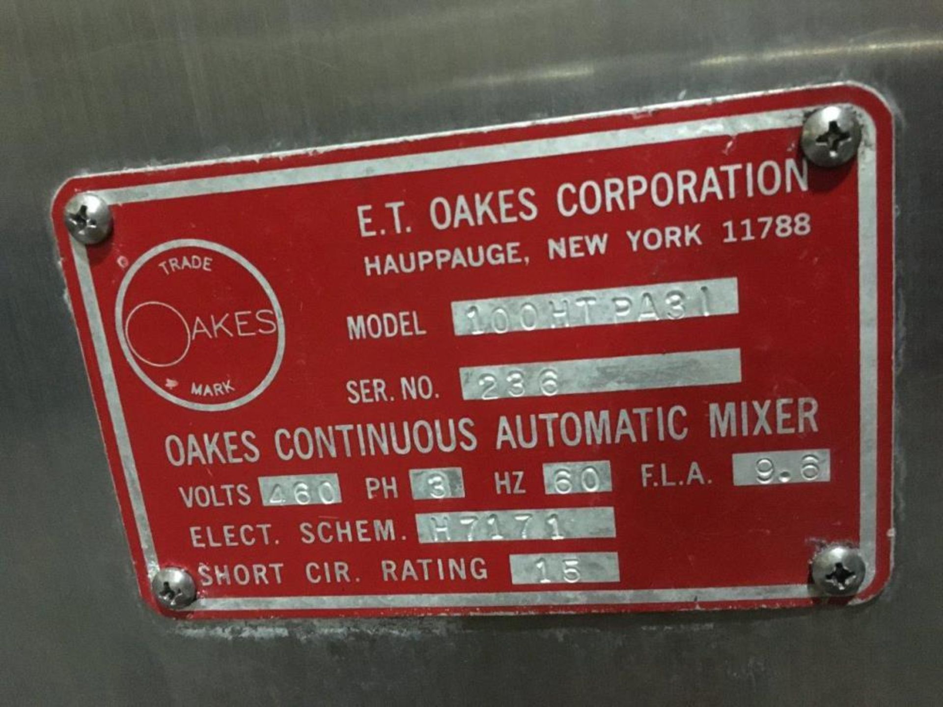 Used- Lee Industries Mix Tank, 100 Gallon, Model 100A7SI, Stainless Steel, Vertical. - Image 12 of 18