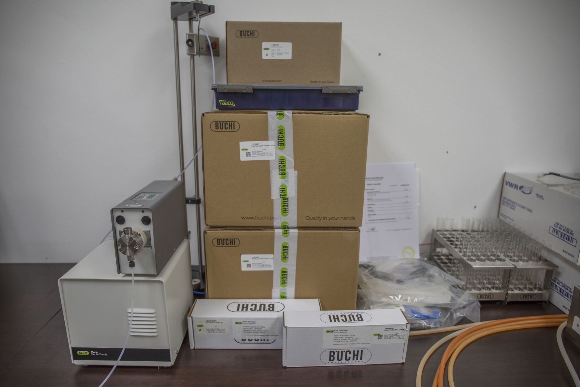 Used Buchi Pure Chromatography System C-850 Flash & Prep. Model C-850 Flash/Prep, Price Lowered.