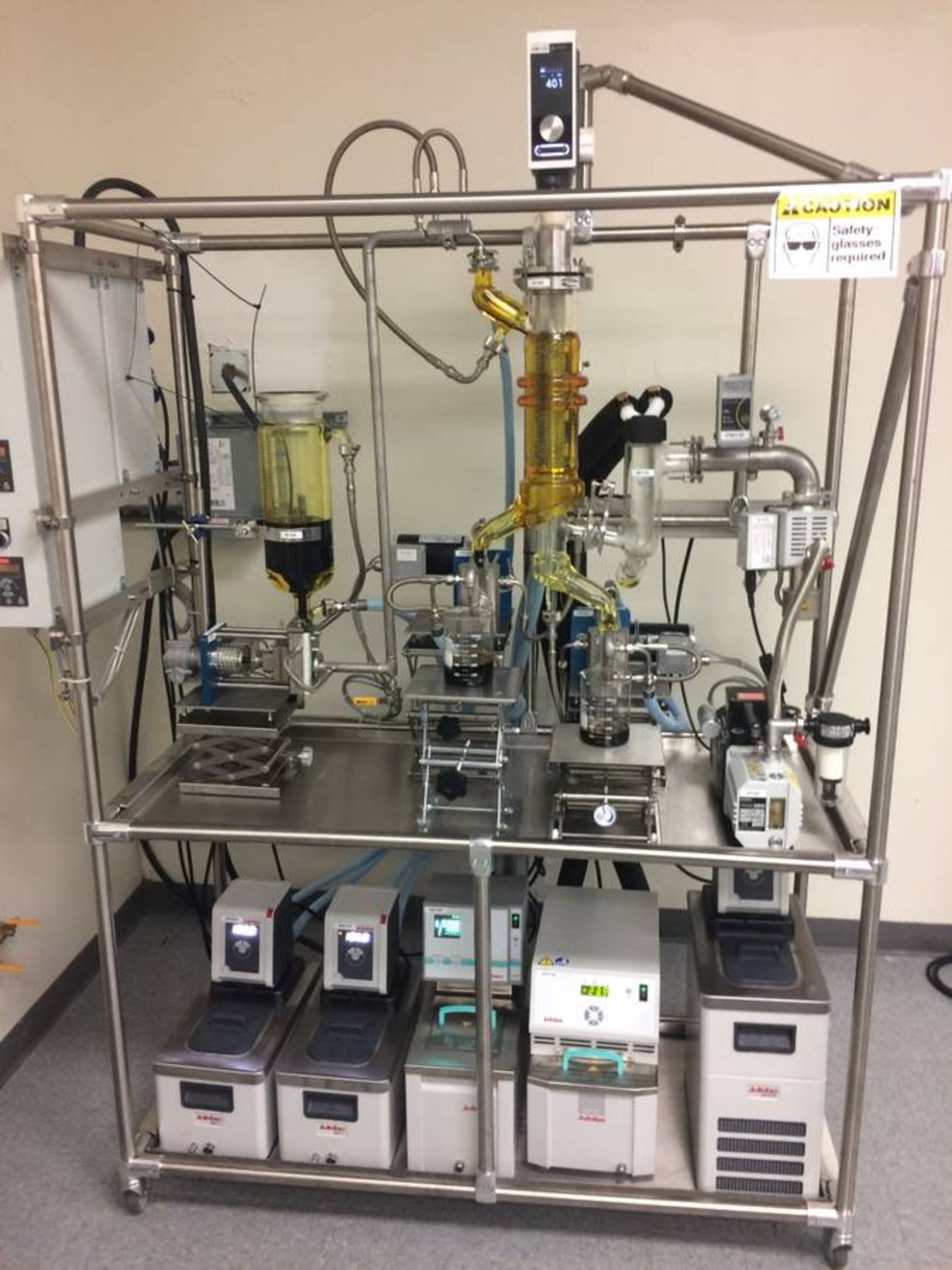 Used- Root Sciences Wiped Film Short Path Distillation Automated System. Model VKL 70 - 5 RS