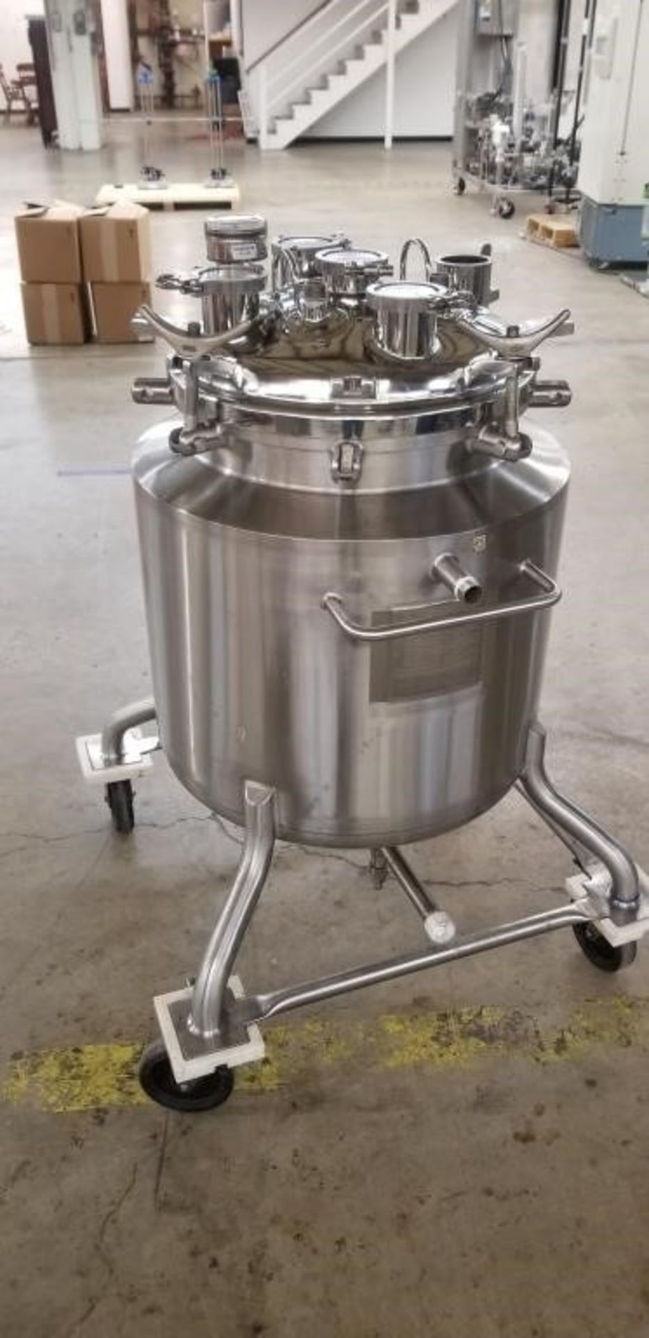 Used Precision Stainless 316 Stainless Steel 113 Liter Jacketed Reactor Vessel.\ - Image 2 of 7