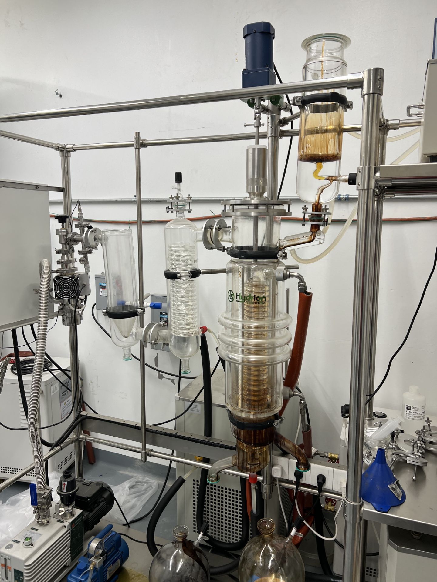 Used Hydron Scientific Wiped Film Molecular Distillation System. Model HMD-150B - Image 11 of 29