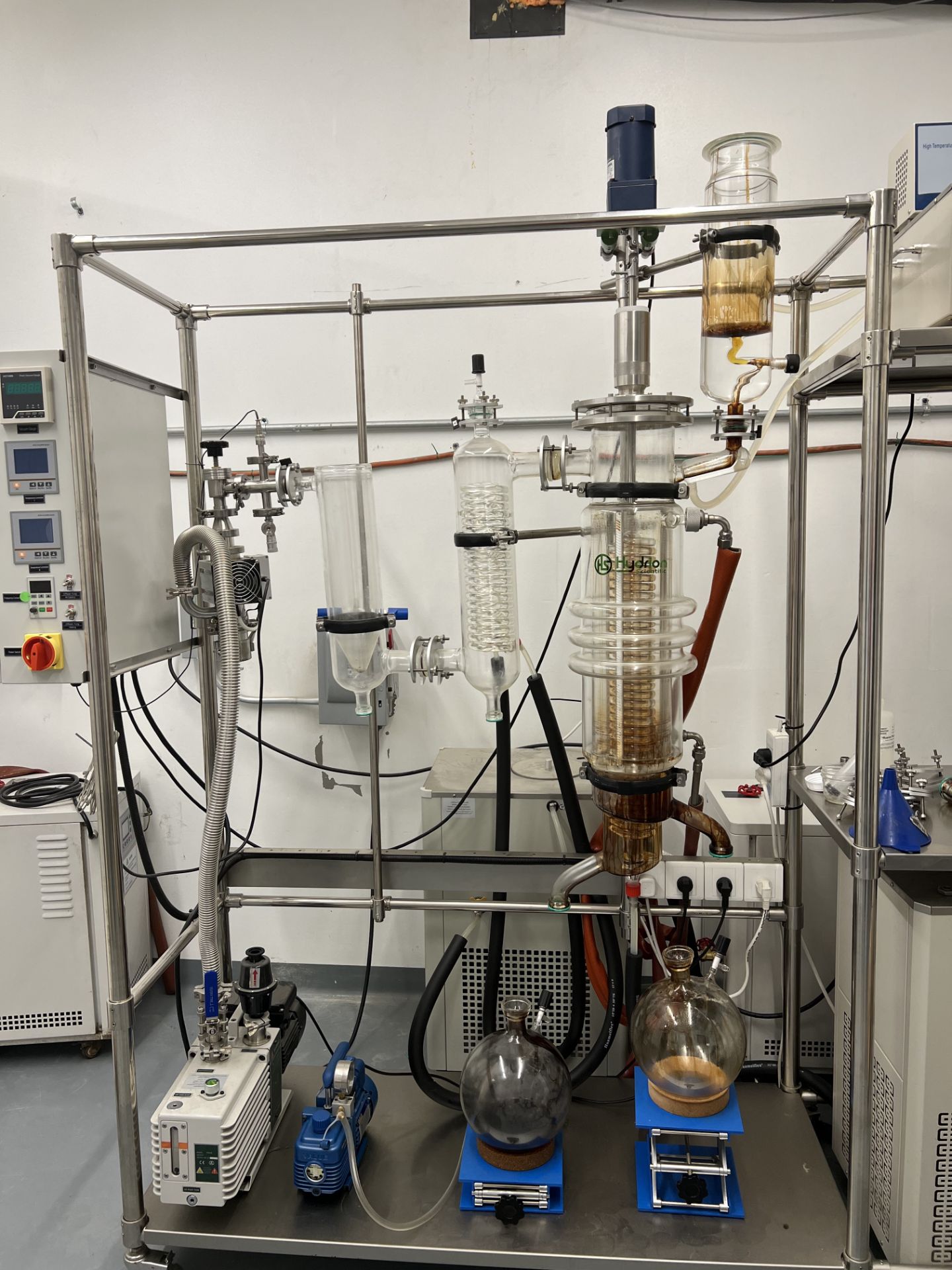 Used Hydron Scientific Wiped Film Molecular Distillation System. Model HMD-150B - Image 17 of 29