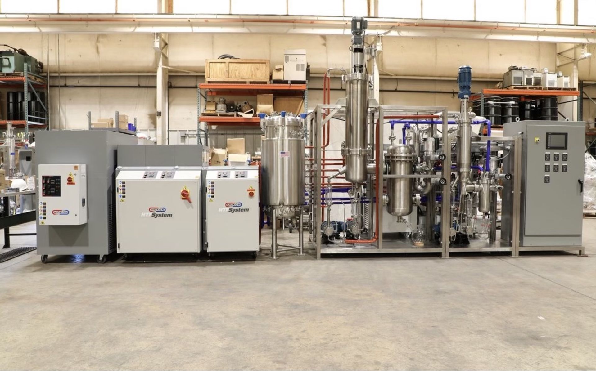 LOCATED IN MEDFORD, OR- Used Chemtech KD75/KD30 Dual-Stage Distillation Unit. Specs & Features: -