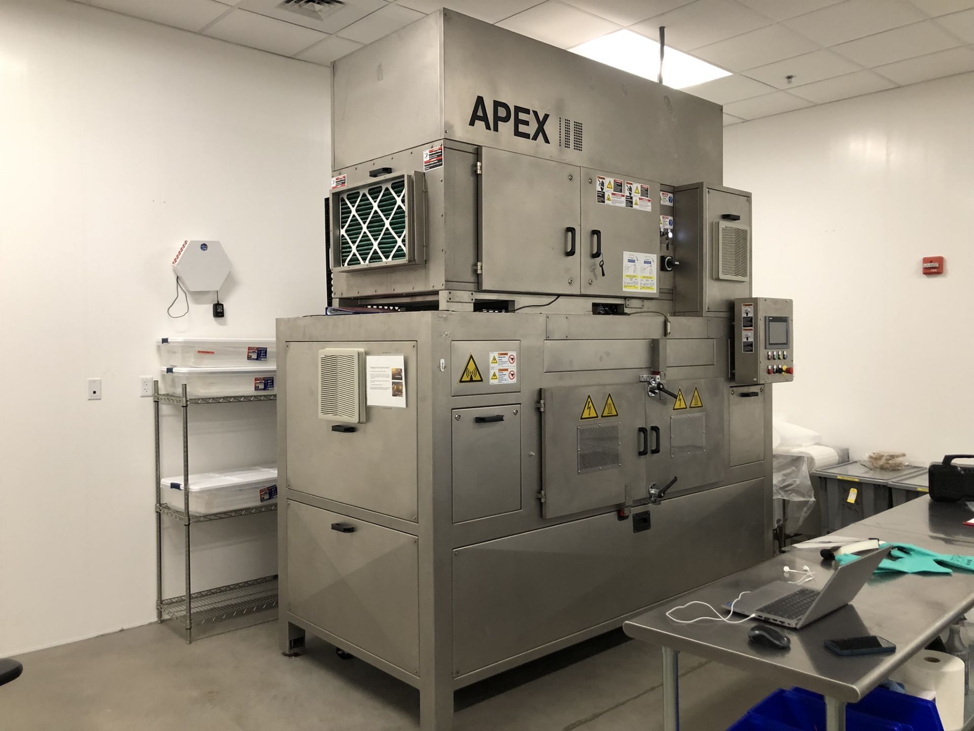 Used Ziel Apex 7 Radio Frequency Cannabis & Hemp Remediator. Model Apex 7 kW