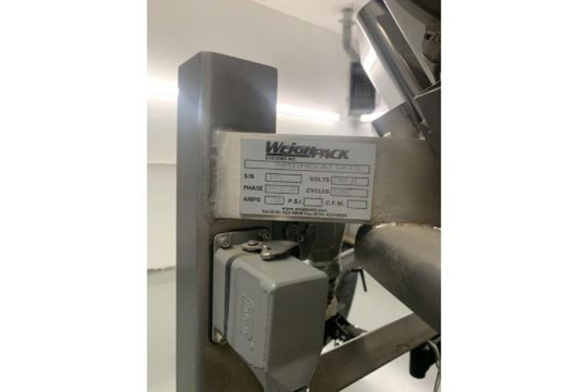 Used- Paxiom Weighpack Cannabis Flower Bottle Packaging Line. - Image 4 of 6