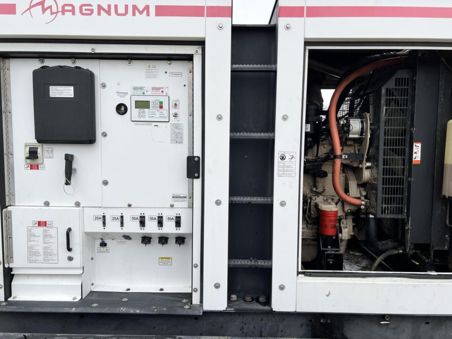 Used- Magnum 204 kW Standby (186 kW prime) Rental Grade Portable Diesel Generator Set, Model MMG235 - Image 3 of 11