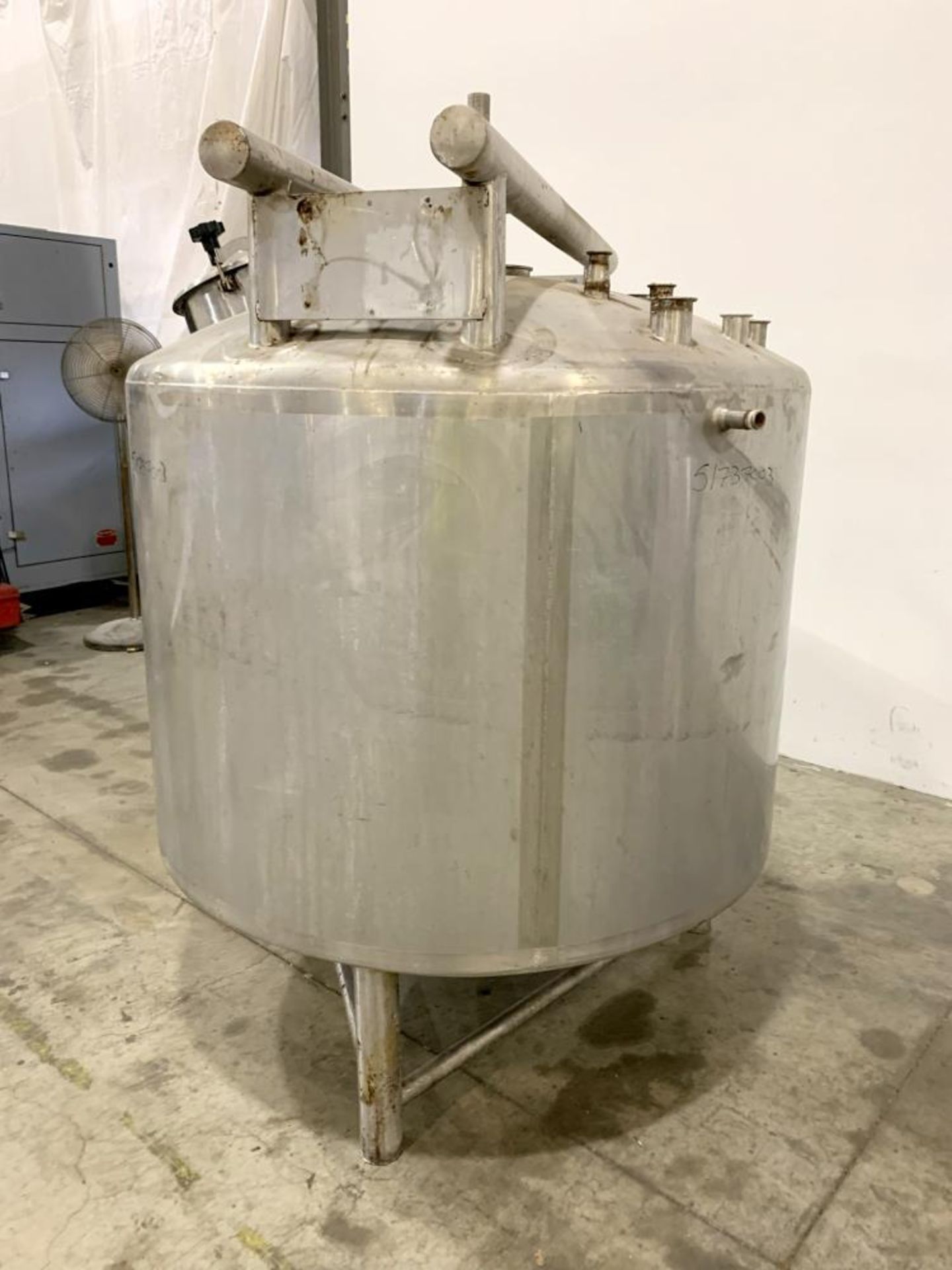 Used- A&B Process Systems Processor Kettle. Approximate 400 Gallon, 304 Stainless Steel, Vertical. - Image 2 of 11