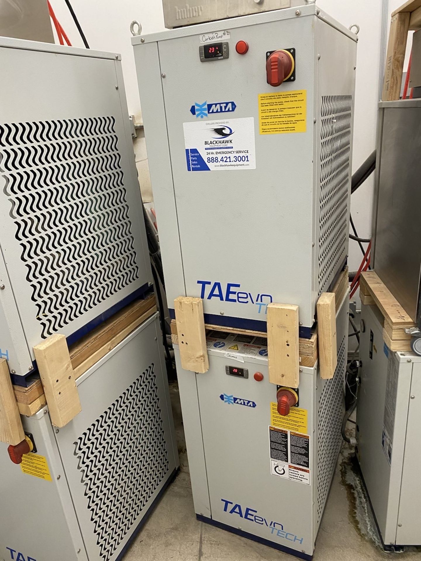 Used Extraction Tek MEP 70 system w/ Corken T91 Fast Recovery Pump, and Chiller. - Image 8 of 14