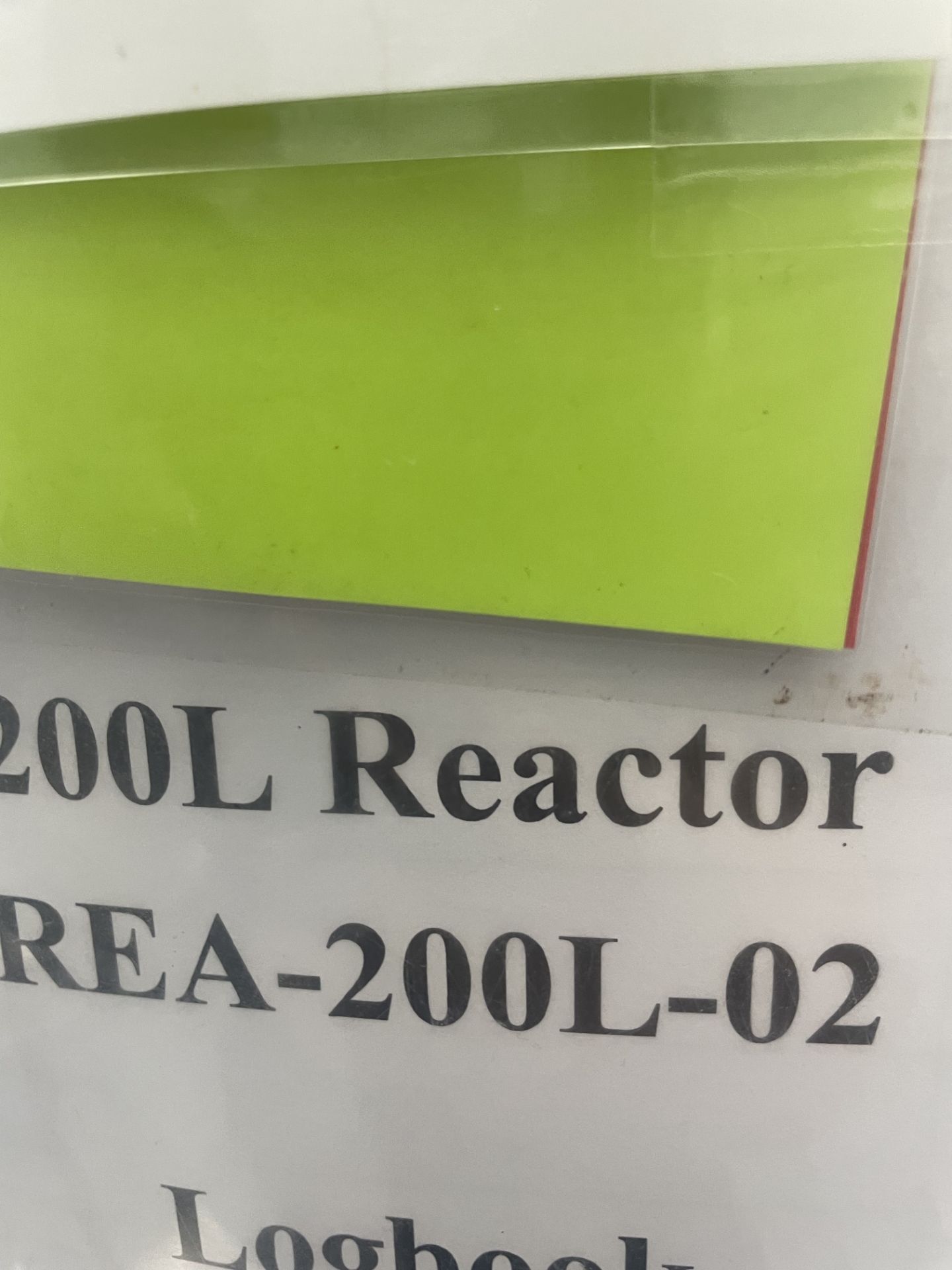 Used 200 L Agitated Jacketed Glass Reactor with Vivtek Chilling/ Heating Unit. - Image 10 of 11