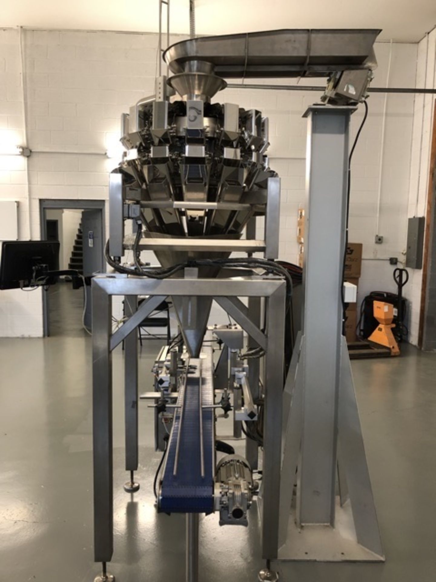 Used- Primo Combi Paxiom Weighpack Cannabis Flower Bottle Packaging Line.