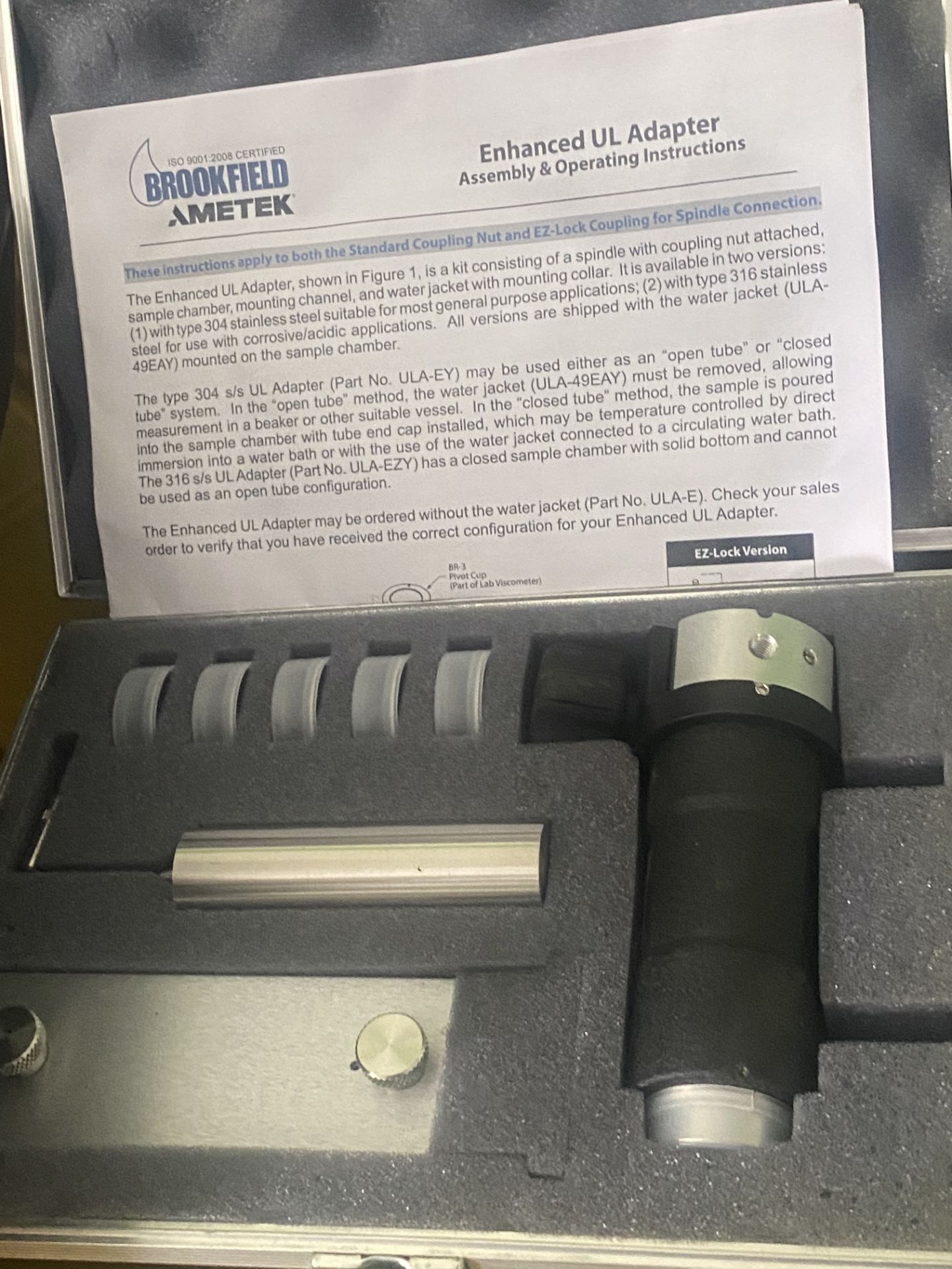 New Unused Brookfield AMETEK DV1 Digital Viscometer. Model DV-1MLVT. - Image 11 of 14