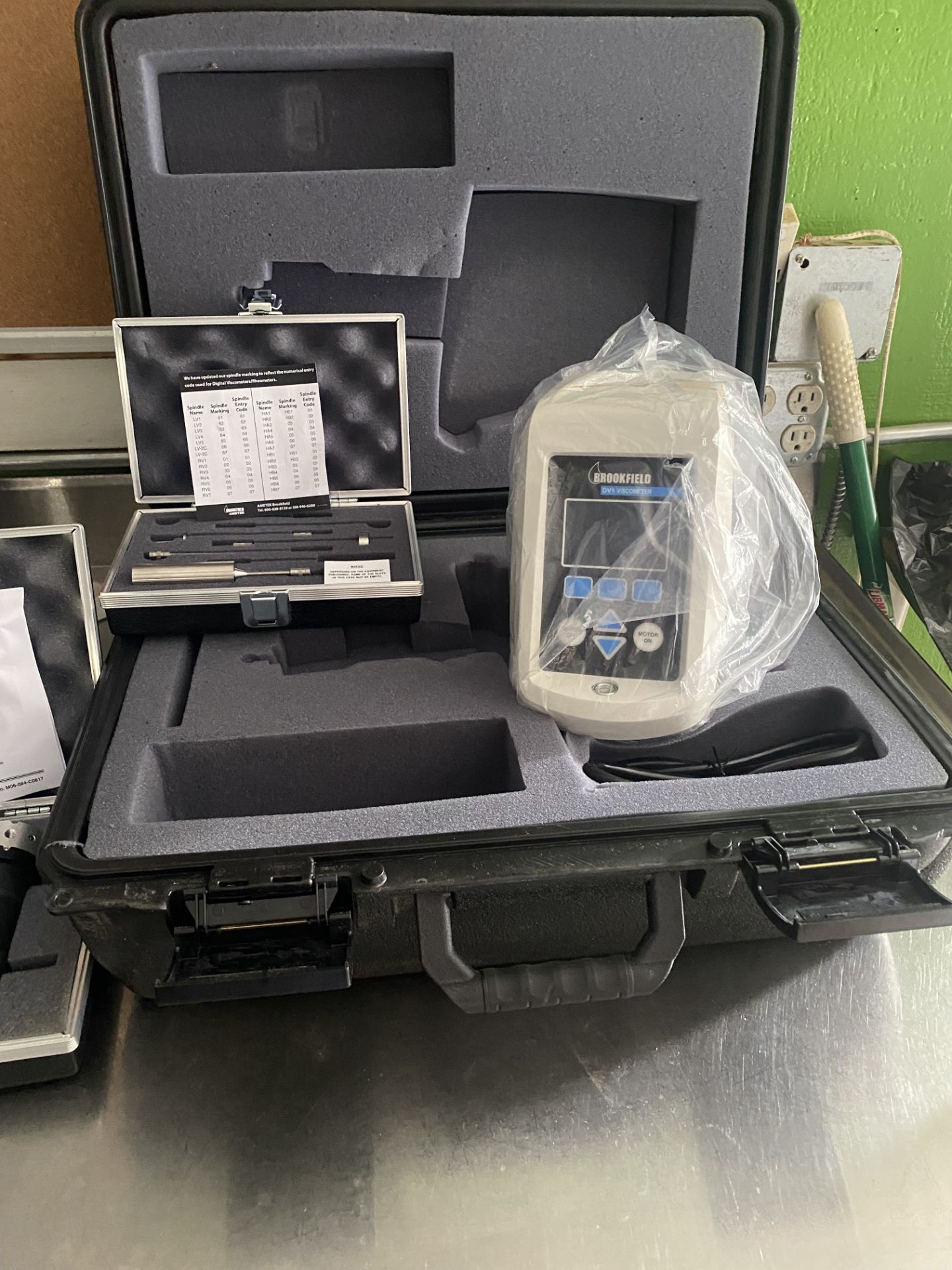 New Unused Brookfield AMETEK DV1 Digital Viscometer. Model DV-1MLVT. - Image 2 of 14