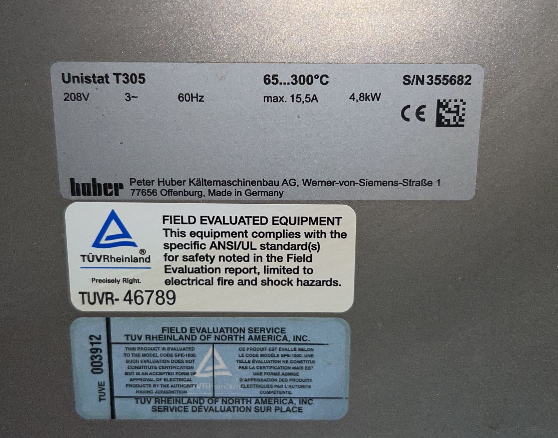 Used Huber Unistat T305 300°C w/Pilot ONE. Model Unistat T305. - Image 5 of 5