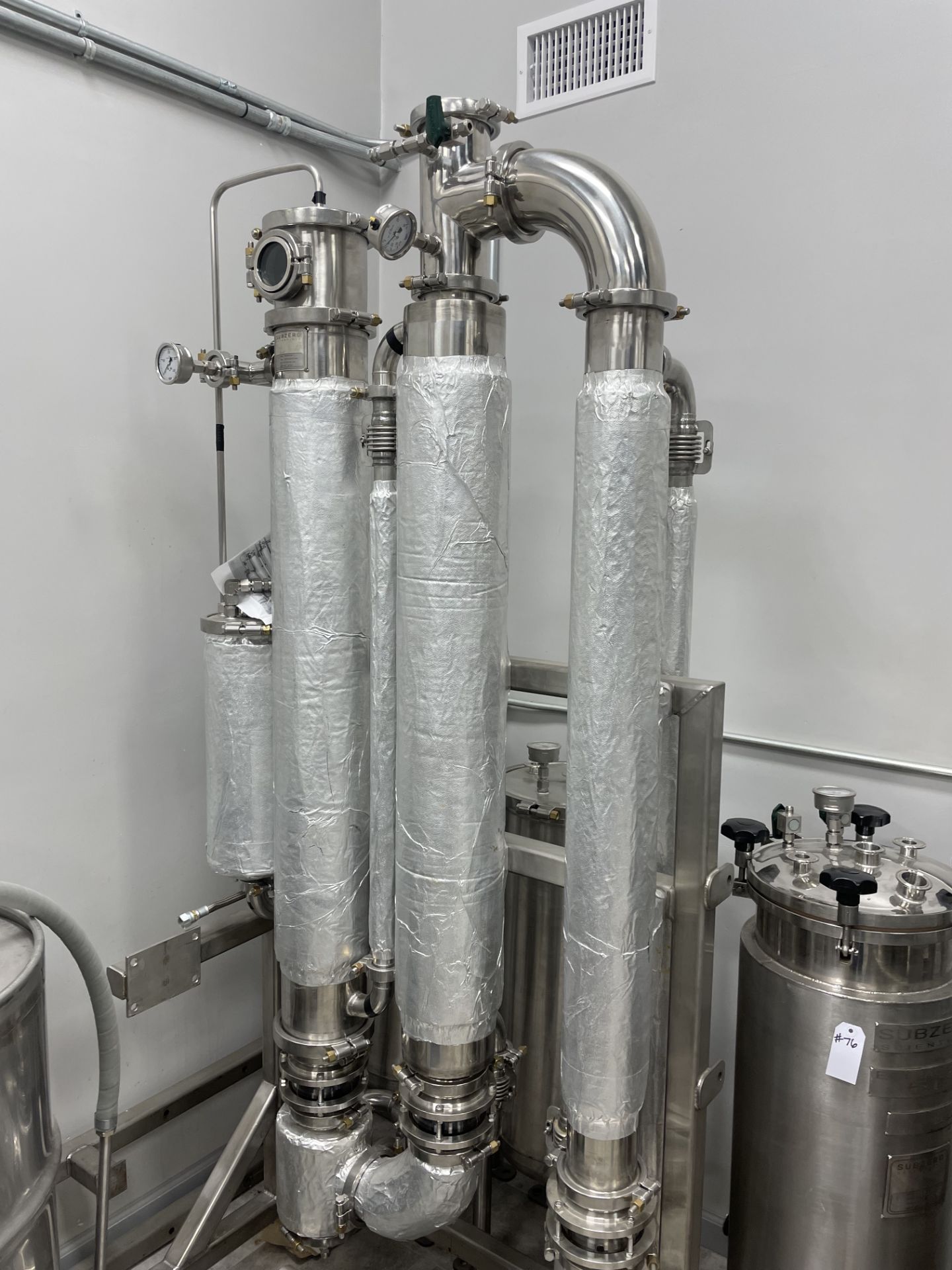 Used Sub-Zero Scientific 50L Ethanol Extraction System Including FFE.