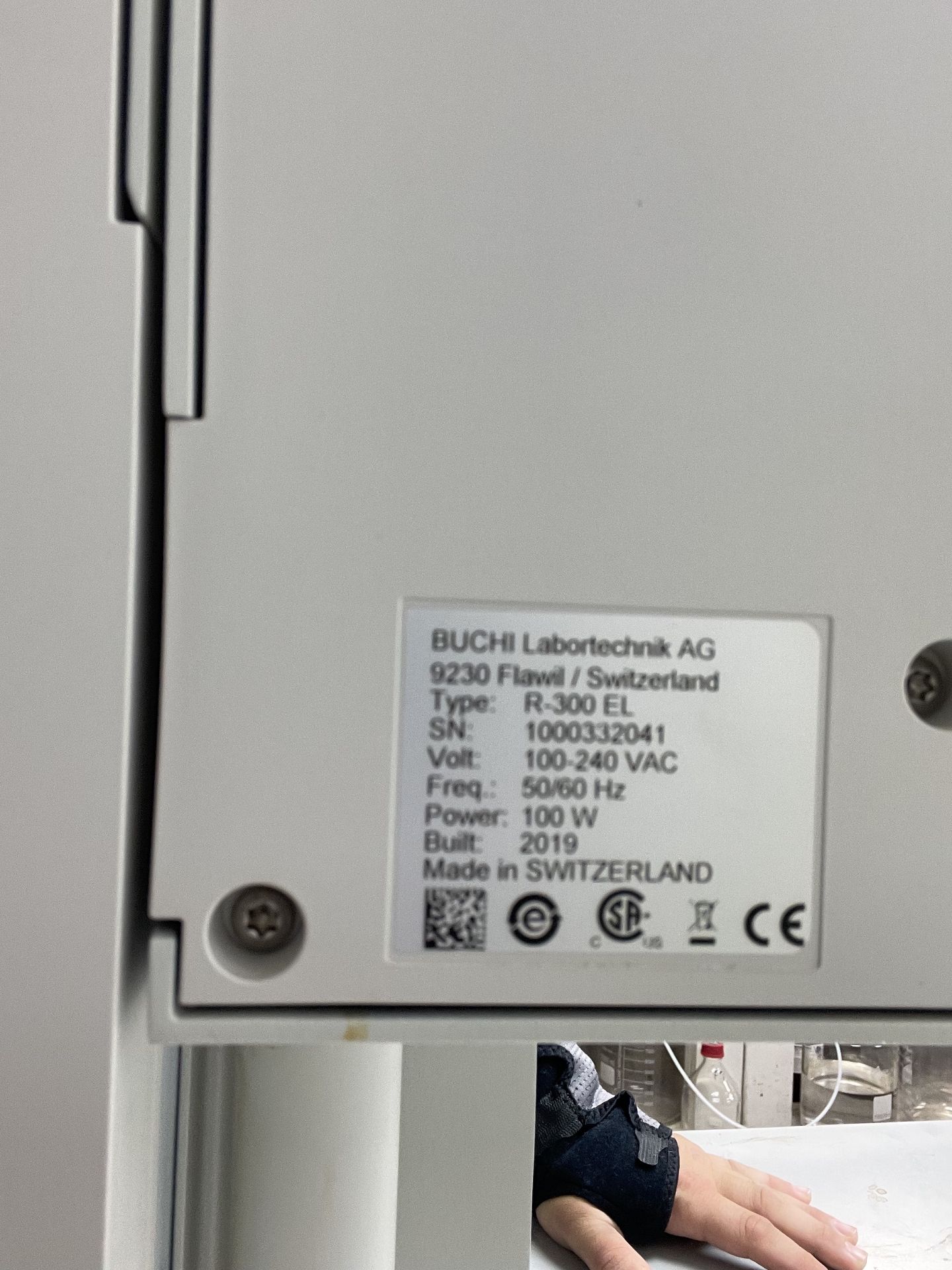 Used Buchi Rotovapor R300 w/ Electric Lift RotoVap. Model R300 EL System Professional. - Image 6 of 10