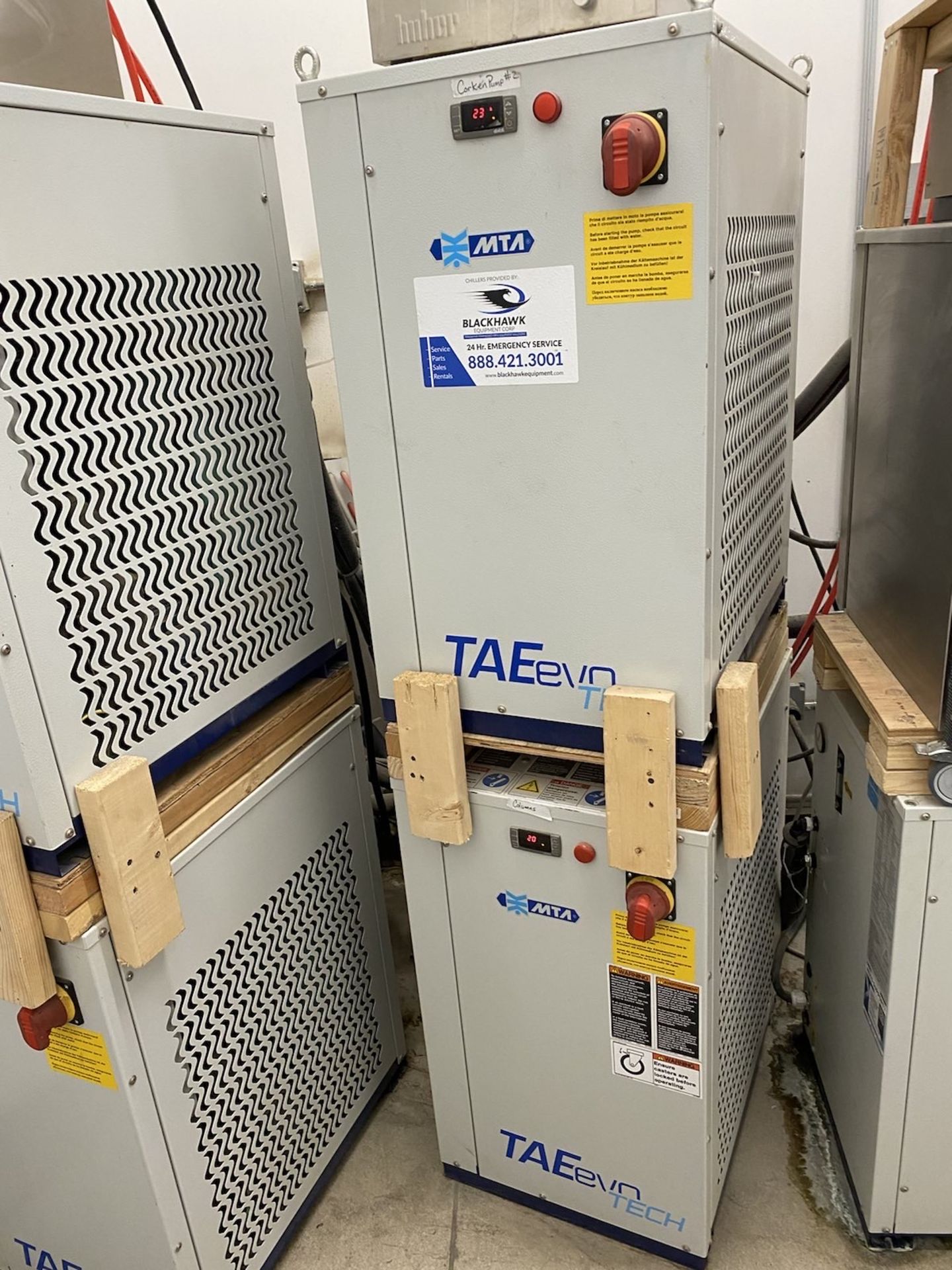 Used Extraction Tek MEP 70 system w/ Corken T91 Fast Recovery Pump, and Chiller. - Image 7 of 14