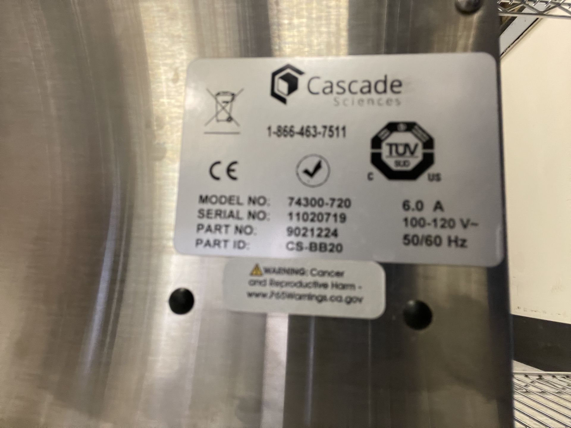 Used Cascade Sciences Bead Bath Model 743000-720 - Image 4 of 4