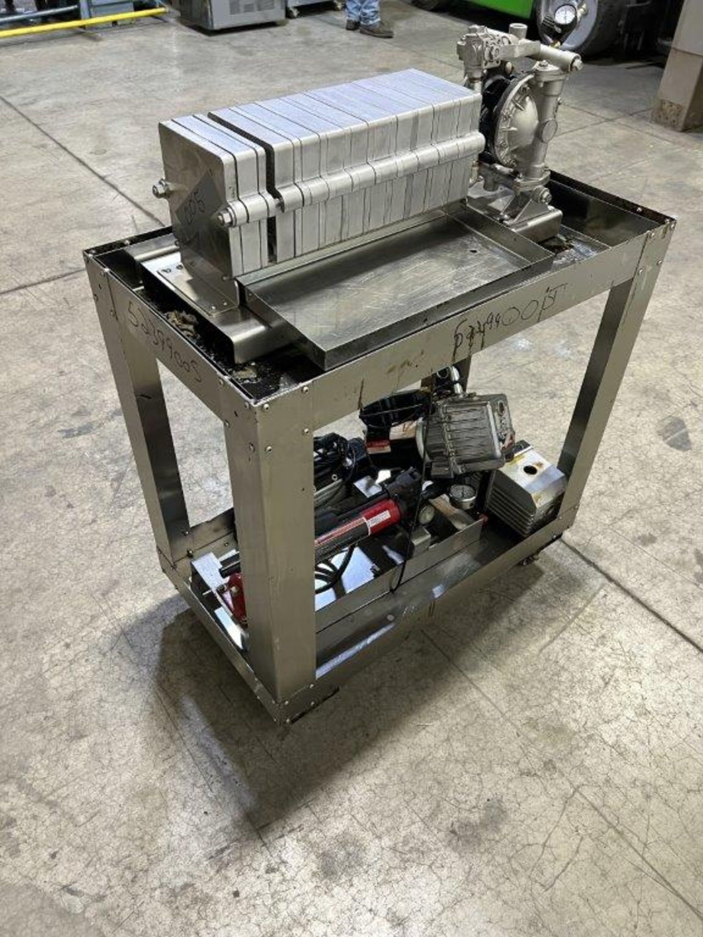 Used Summit Research Pig (Pressurized Inert Gas) 19 Plate Stainless Steel Filter Press - Image 2 of 19