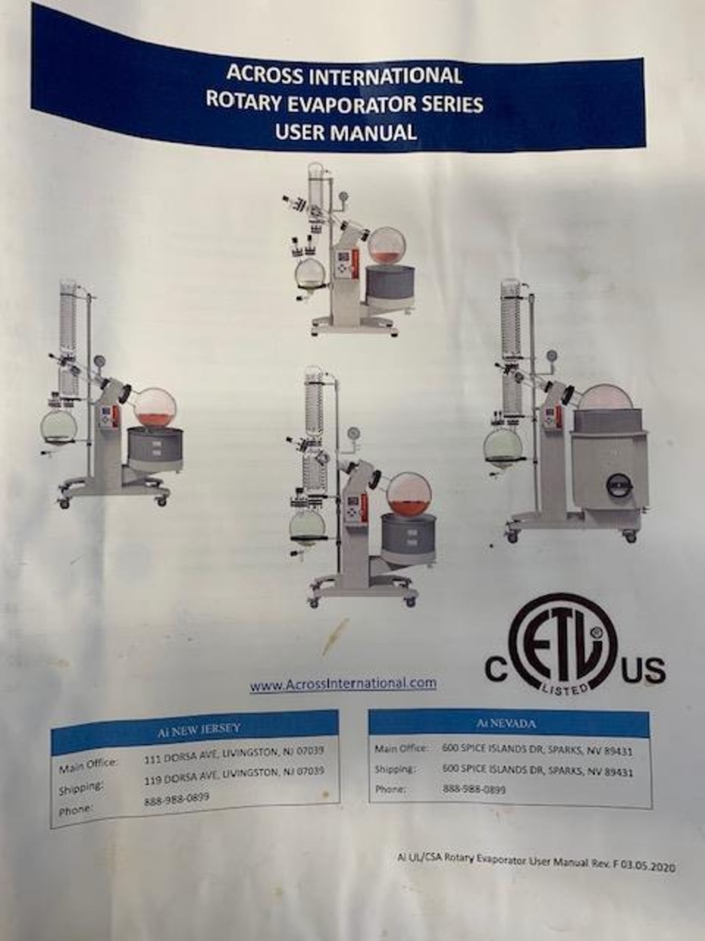 Used Across International Rotary Evaporator Set Up. Model SE-53 w/ Additional Items. - Image 3 of 7