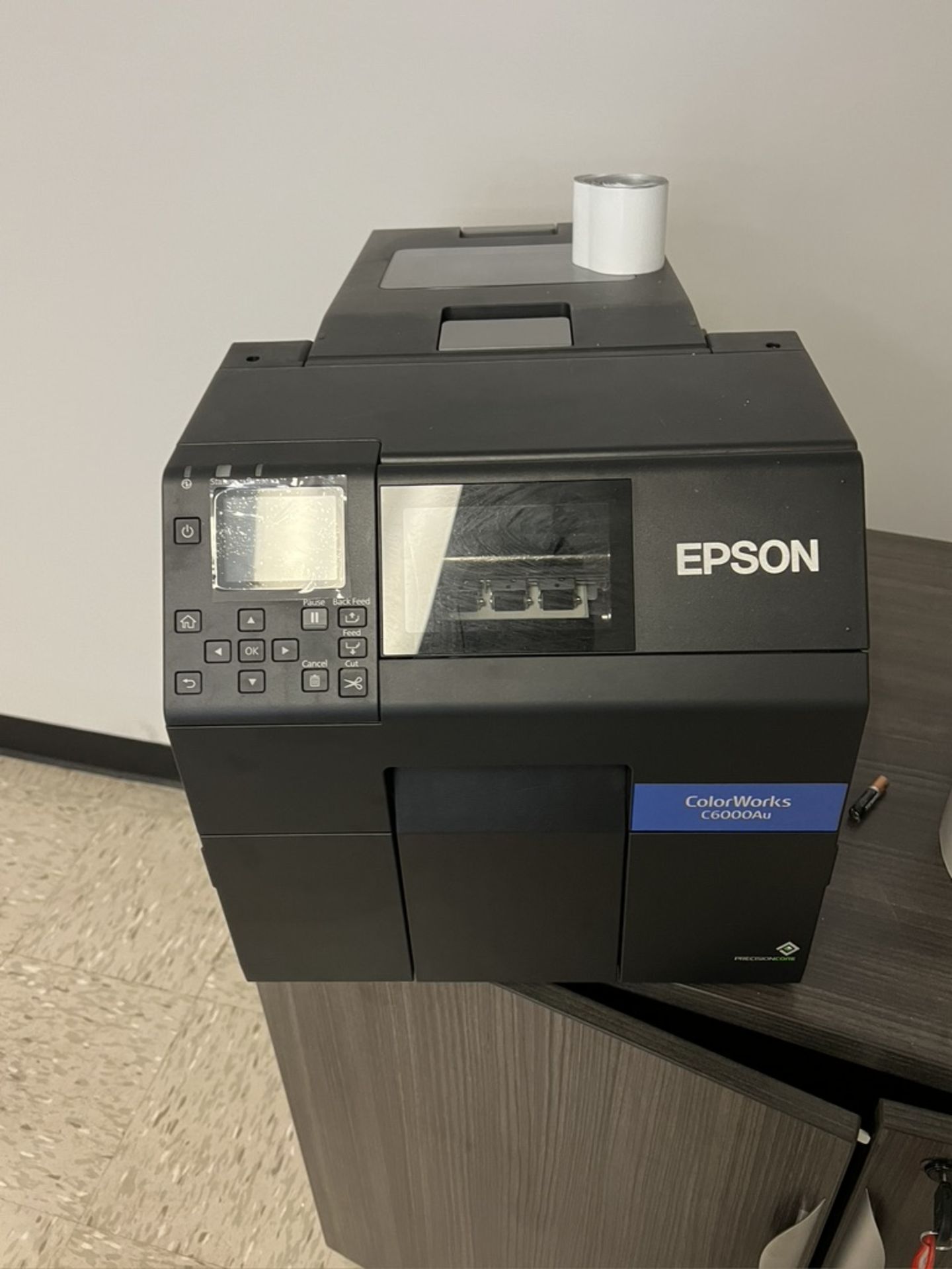 Used Epson ColorWorks CW-C6000A Color Inkjet Label Printer. Model M356A