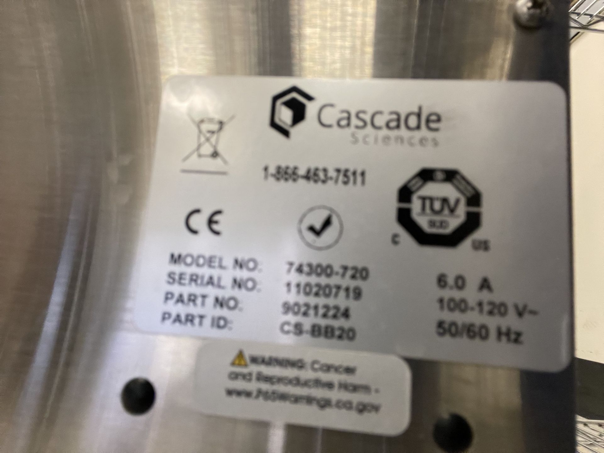 Used Cascade Sciences Bead Bath Model 743000-720 - Image 3 of 4