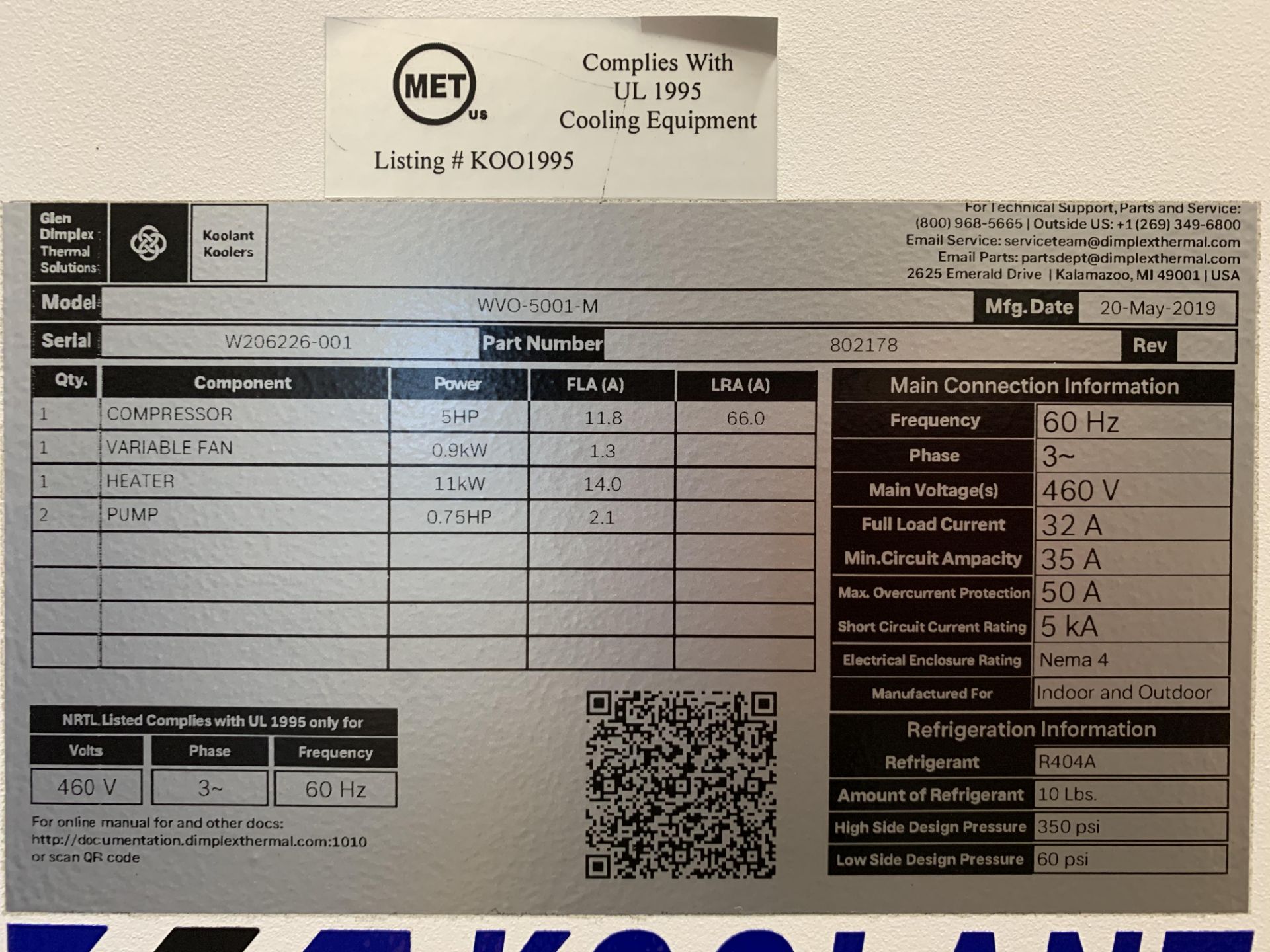 Used MRX 20 LE Supercritical CO2 Automated Extractor System. Model 20LE: - Image 7 of 13