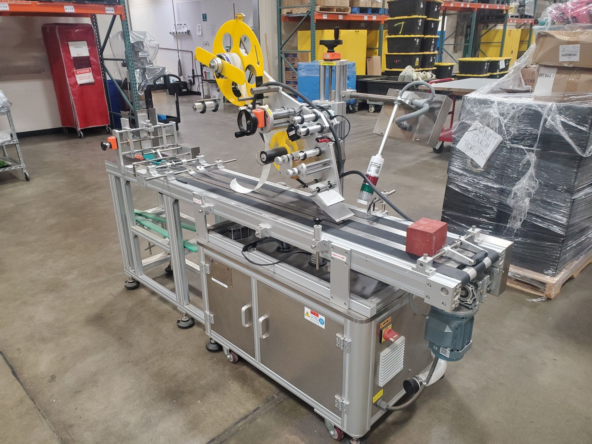 Used Skilt PLC-Controlled Focus Sticker Labeling Machine. Model PM-DPM-A. - Image 3 of 3