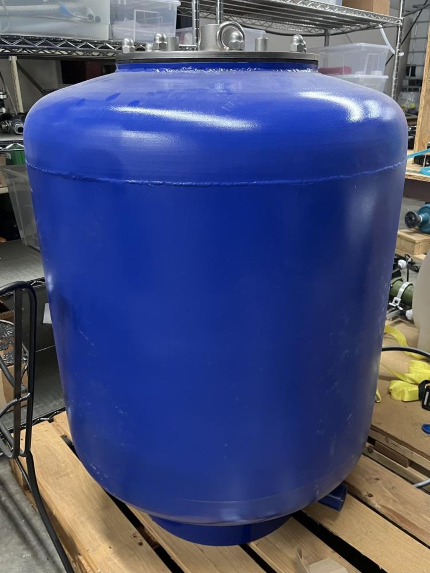 Lot of (2) Used 316L Stainless Steel Media Filter Tanks. Model number SST-760. - Image 3 of 5