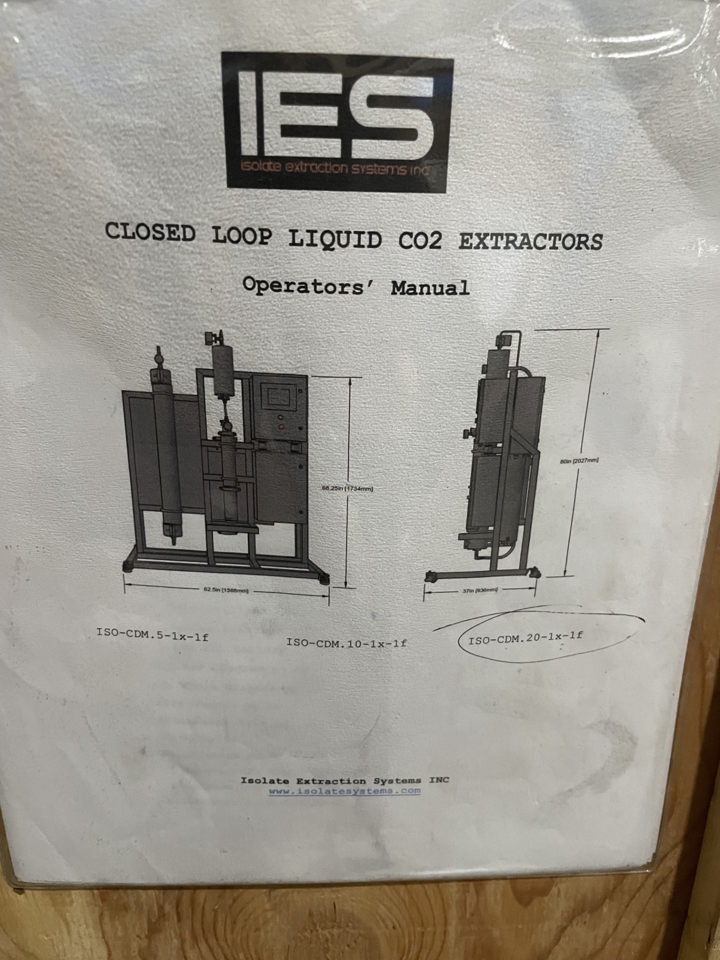 Used IES Extraction Unit Model ISO-CDM.20-1x-1f. - Image 3 of 3