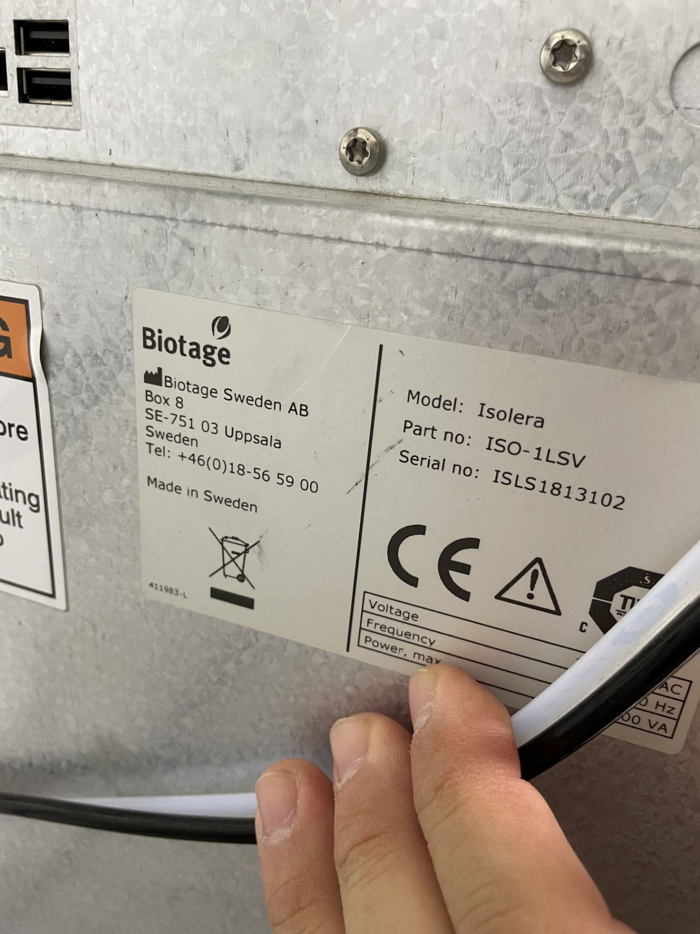 Used Biotage Isolera Spektra LS Flash Chromatography System. Model Isolera LS (Large Scale) - Image 8 of 14