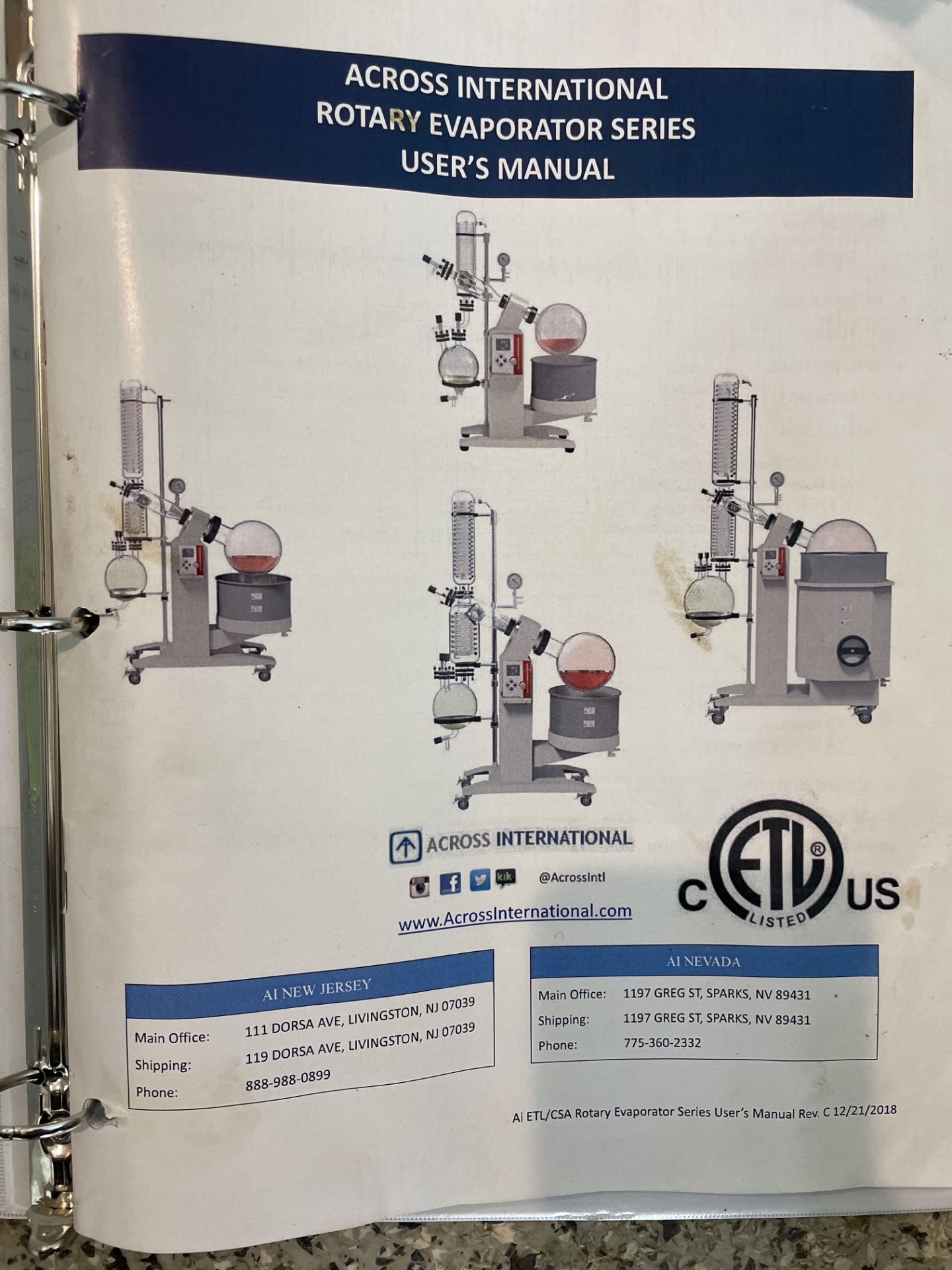 Used Across International Rotary Evaporator Set Up. Model SE-53 - Image 35 of 37