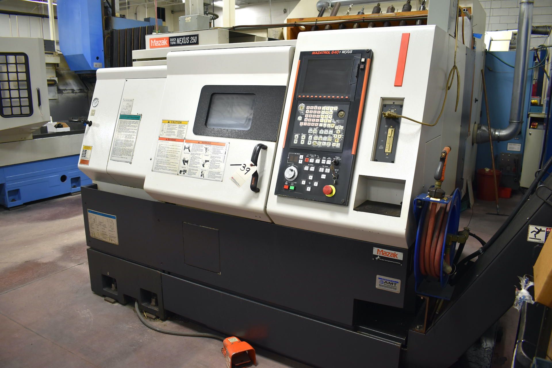 2005 Mazak Model Quick Turn Nexus 250 CNC Turning Center, S/N 172916, Mazatrol 640T Nexus Control, - Image 3 of 9