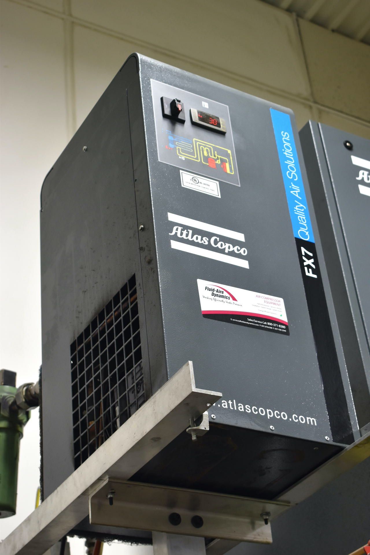 Atlas Copco Model FX7 Refrigerated Air Dryer - Image 2 of 2