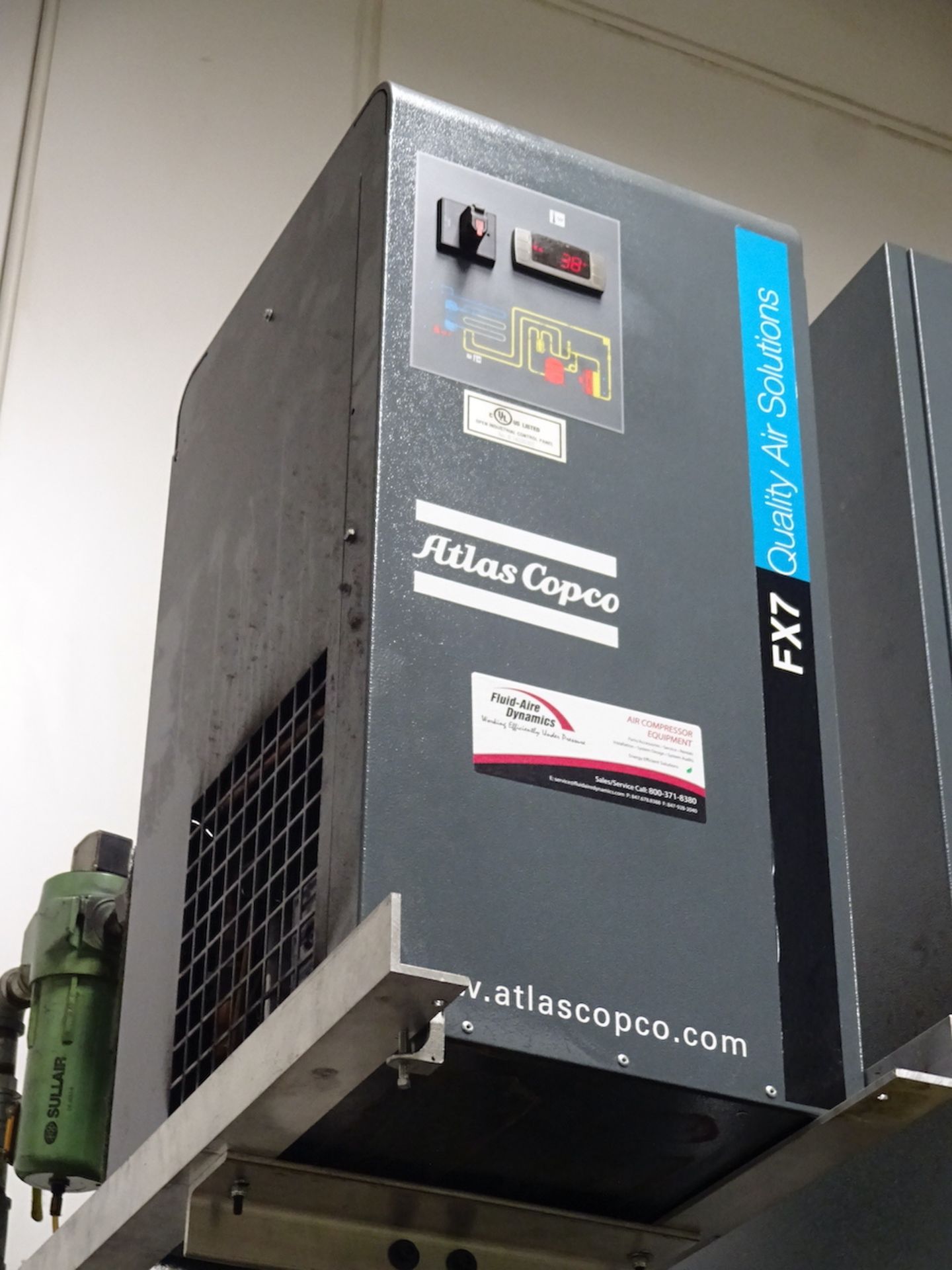 Atlas Copco Model FX7 Refrigerated Air Dryer